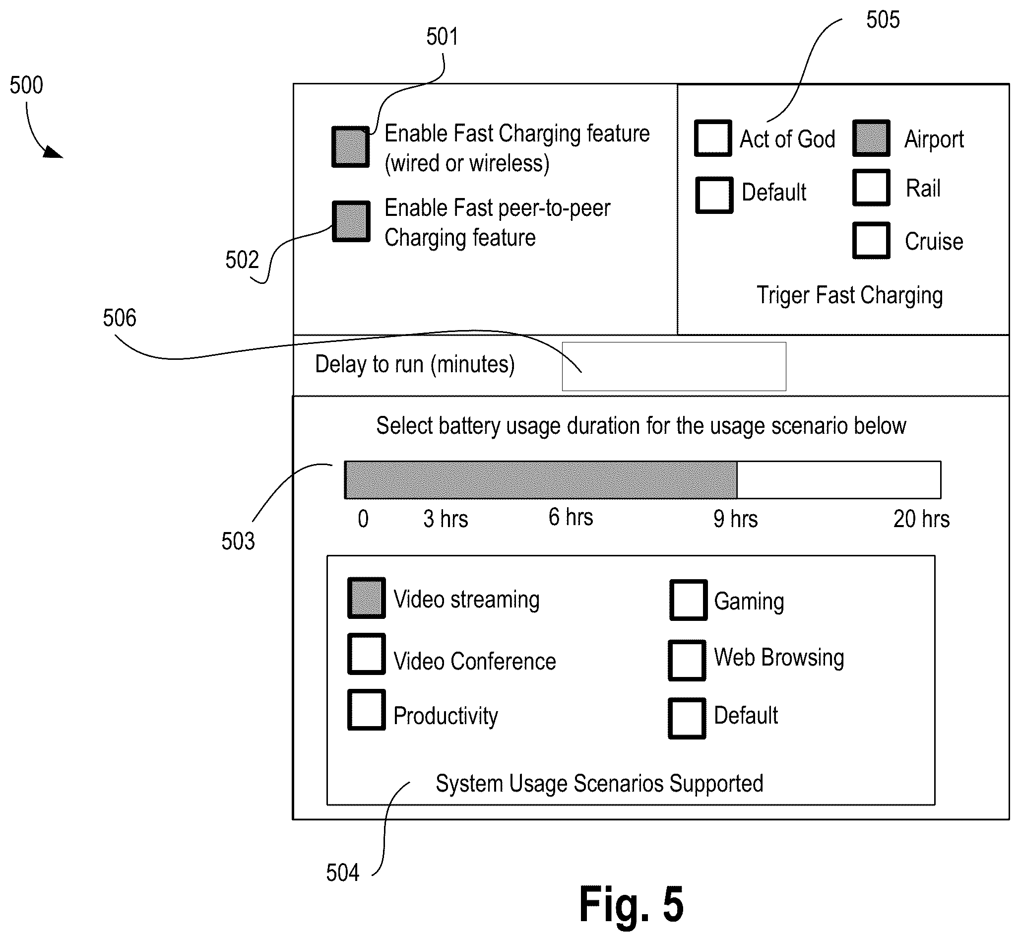 Patent US12348073 Figure 5 – Predictable battery power management apparatus and method