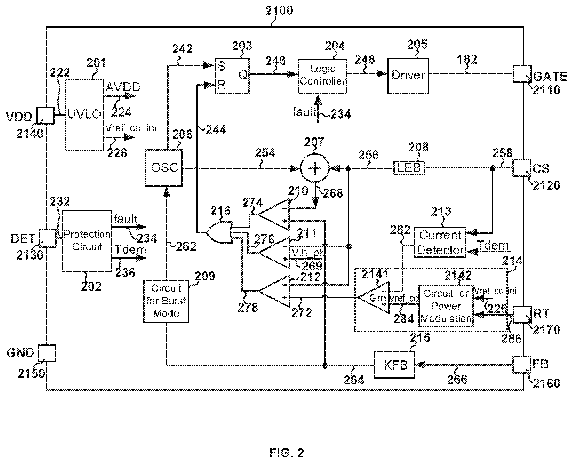 Patent US12348075 Figure 2 – Systems and methods for adjusting input power and/or output power of charging systems
