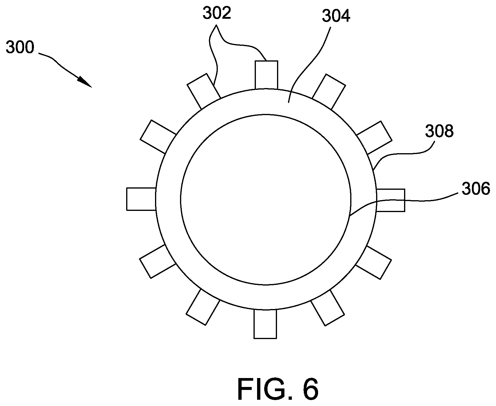 Patent US12348081 Figure 6 – Stator assembly including stiffener and method of assembly thereof