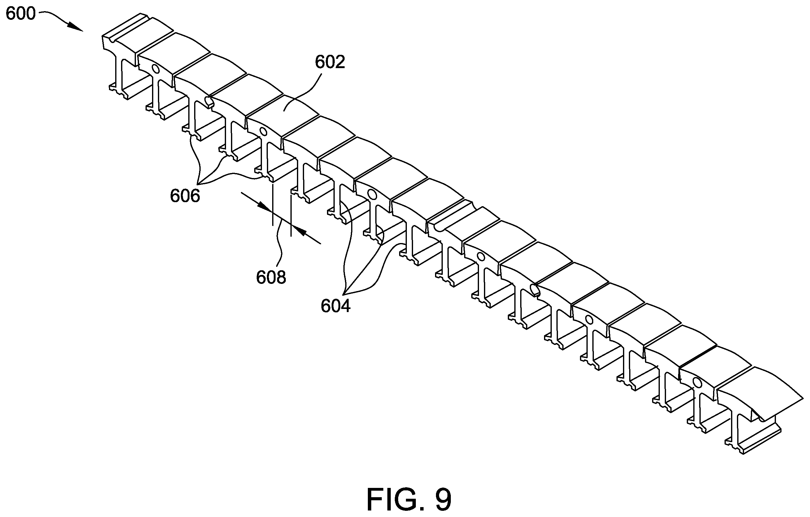 Patent US12348081 Figure 9 – Stator assembly including stiffener and method of assembly thereof