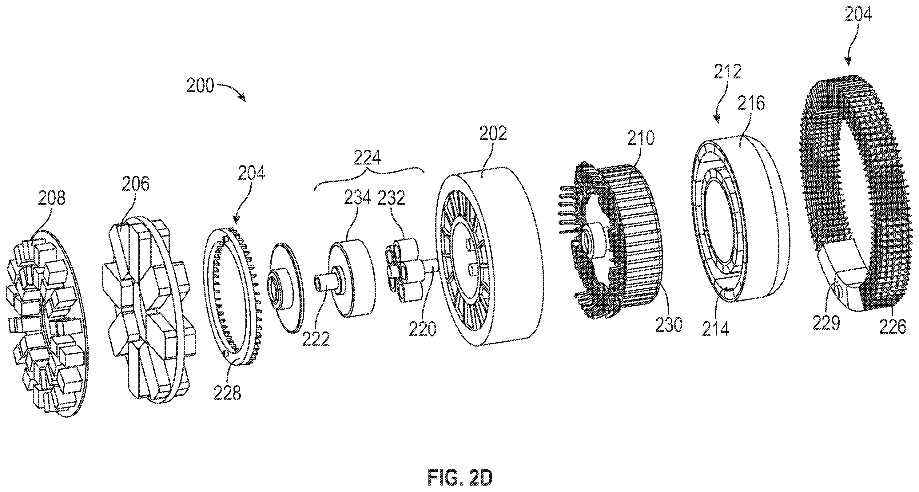 Patent US12348084 Figure 5 – Electric machine having multi-function cooling channels