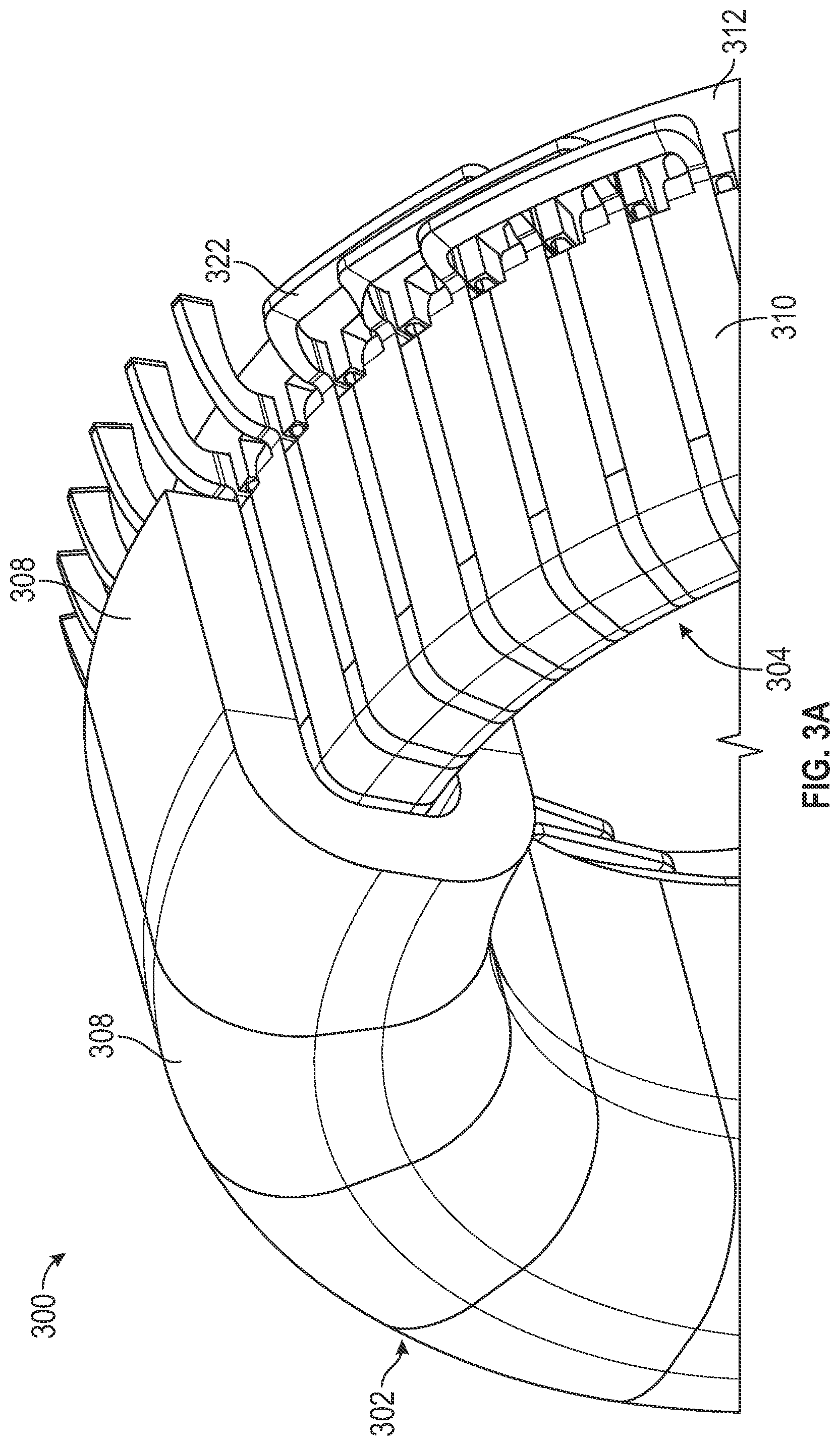 Patent US12348084 Figure 6 – Electric machine having multi-function cooling channels