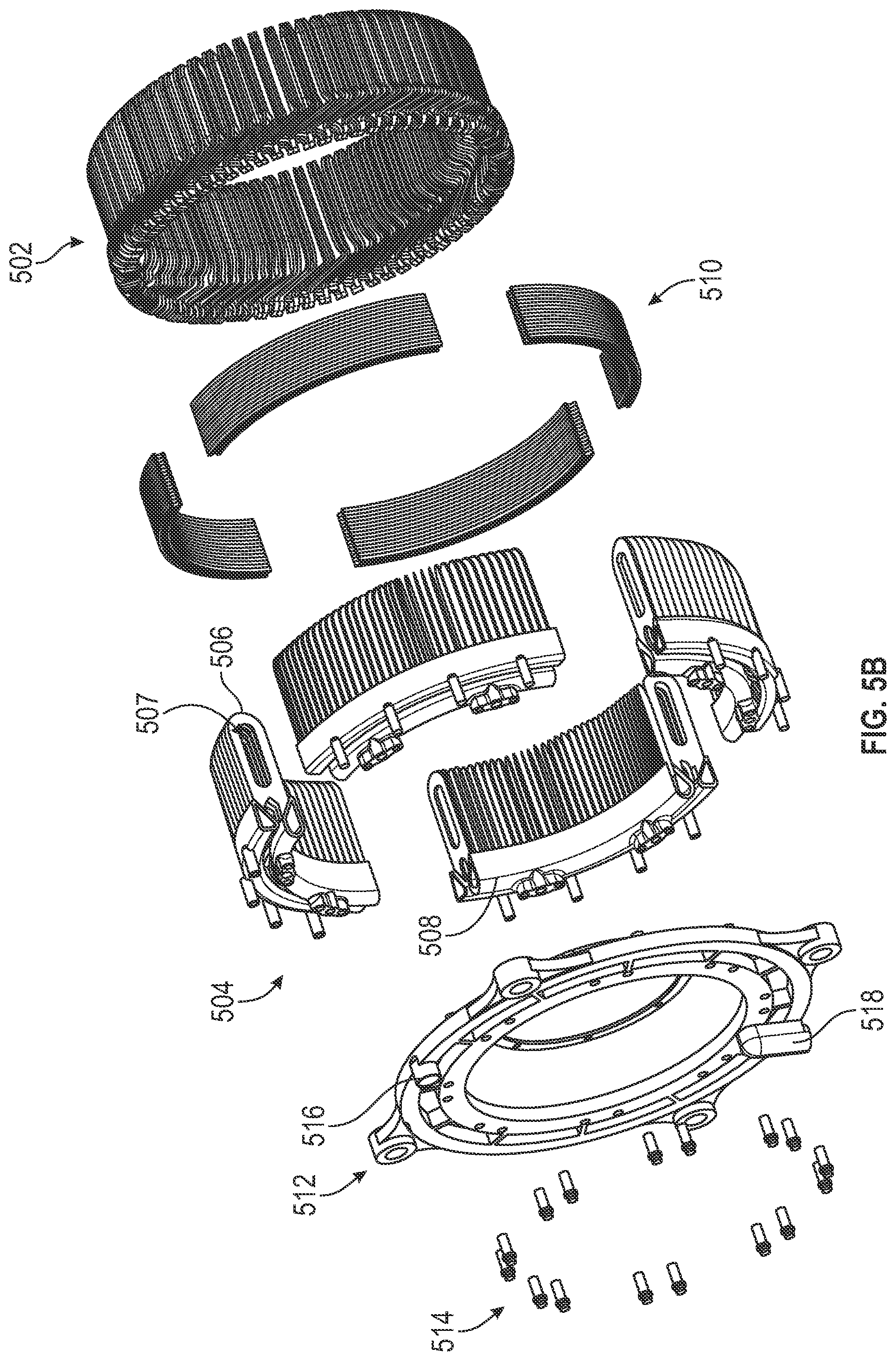 Patent US12348084 Figure 11 – Electric machine having multi-function cooling channels
