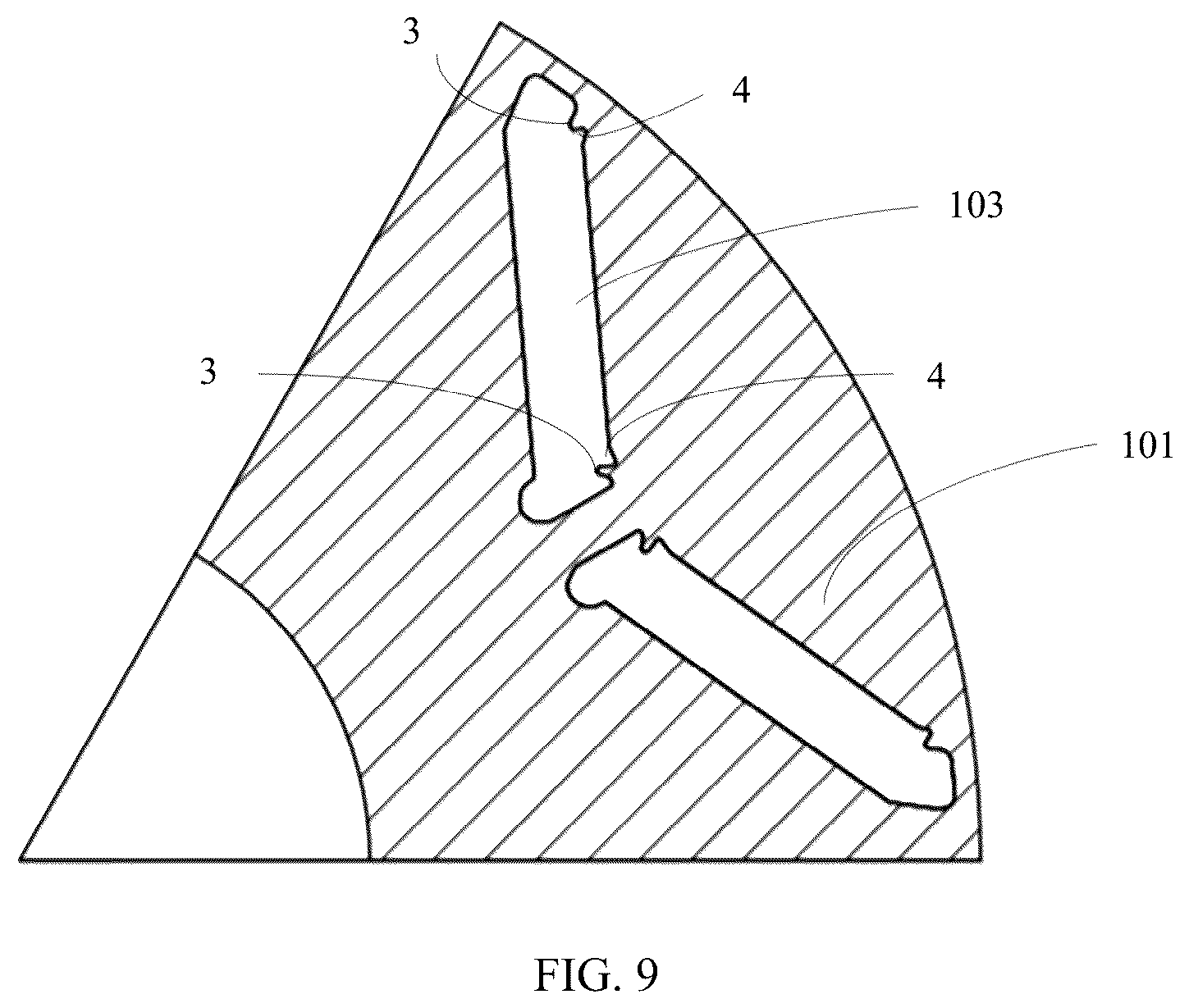 Patent US12348085 Figure 6 – Motor rotor and motor
