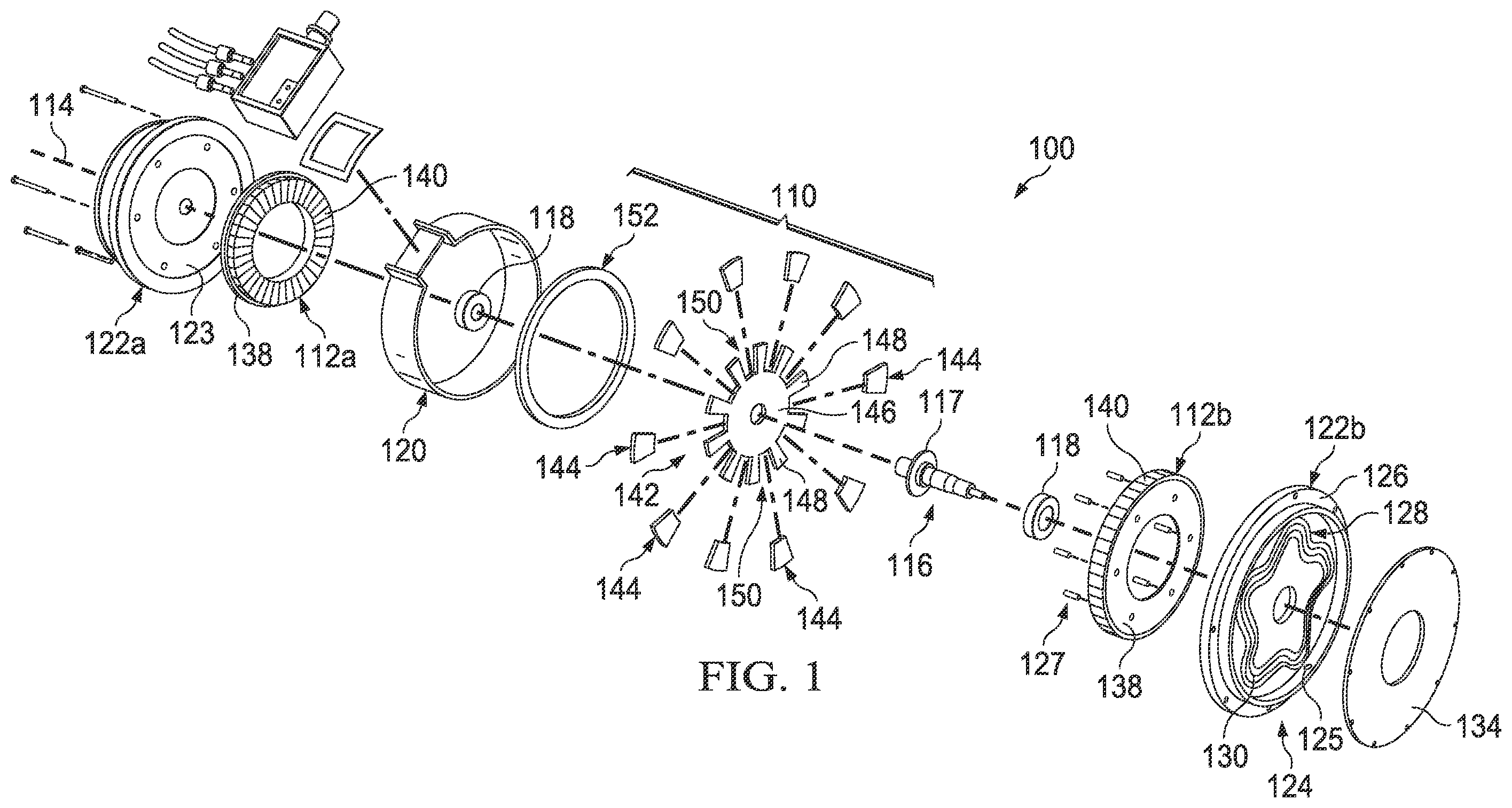 Patent US12348087 Figure 1 – Rotor for axial flux motor and method of manufacture