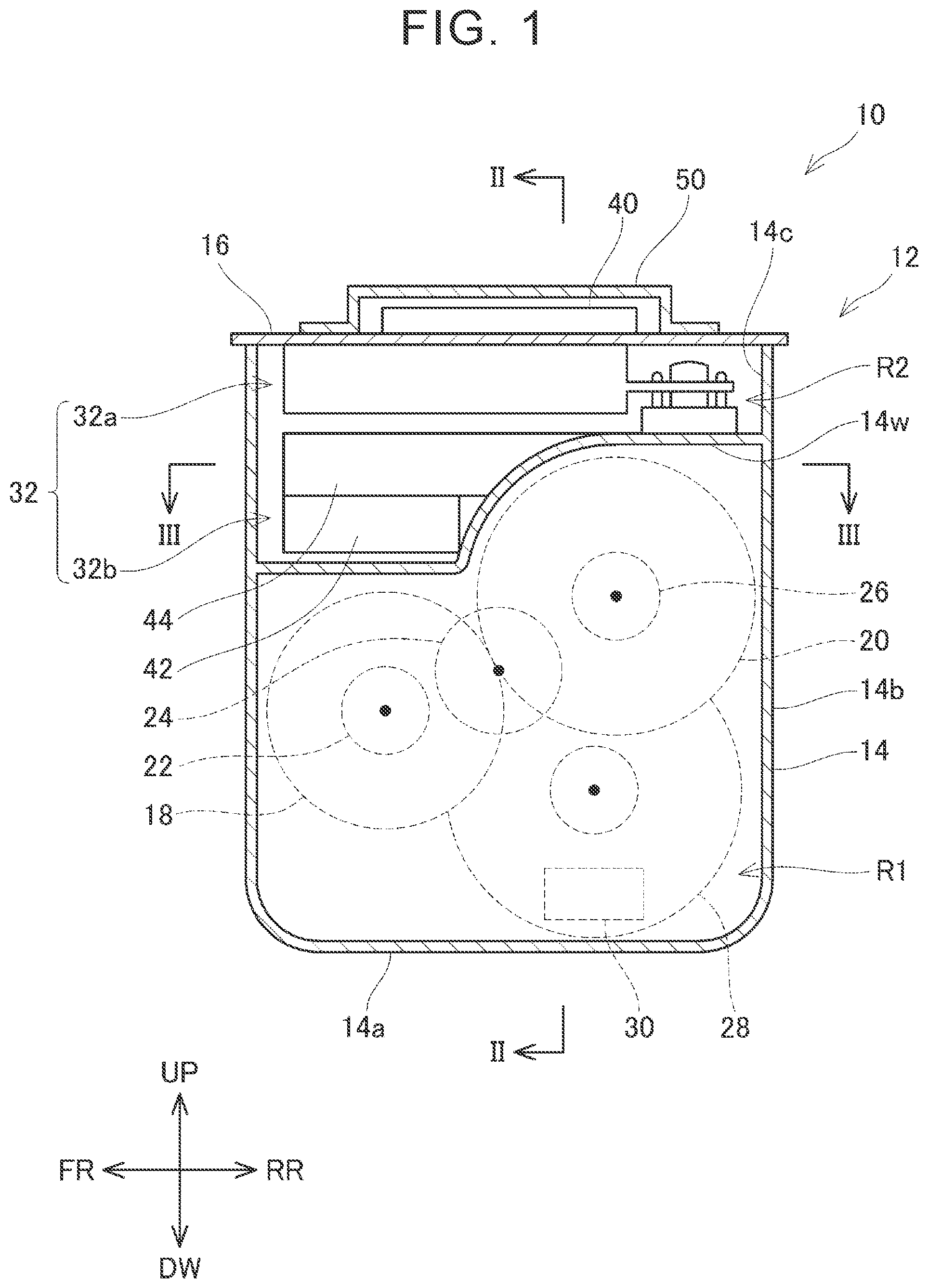 Patent US12348088 Figure 1 – Mechatronic integrated unit