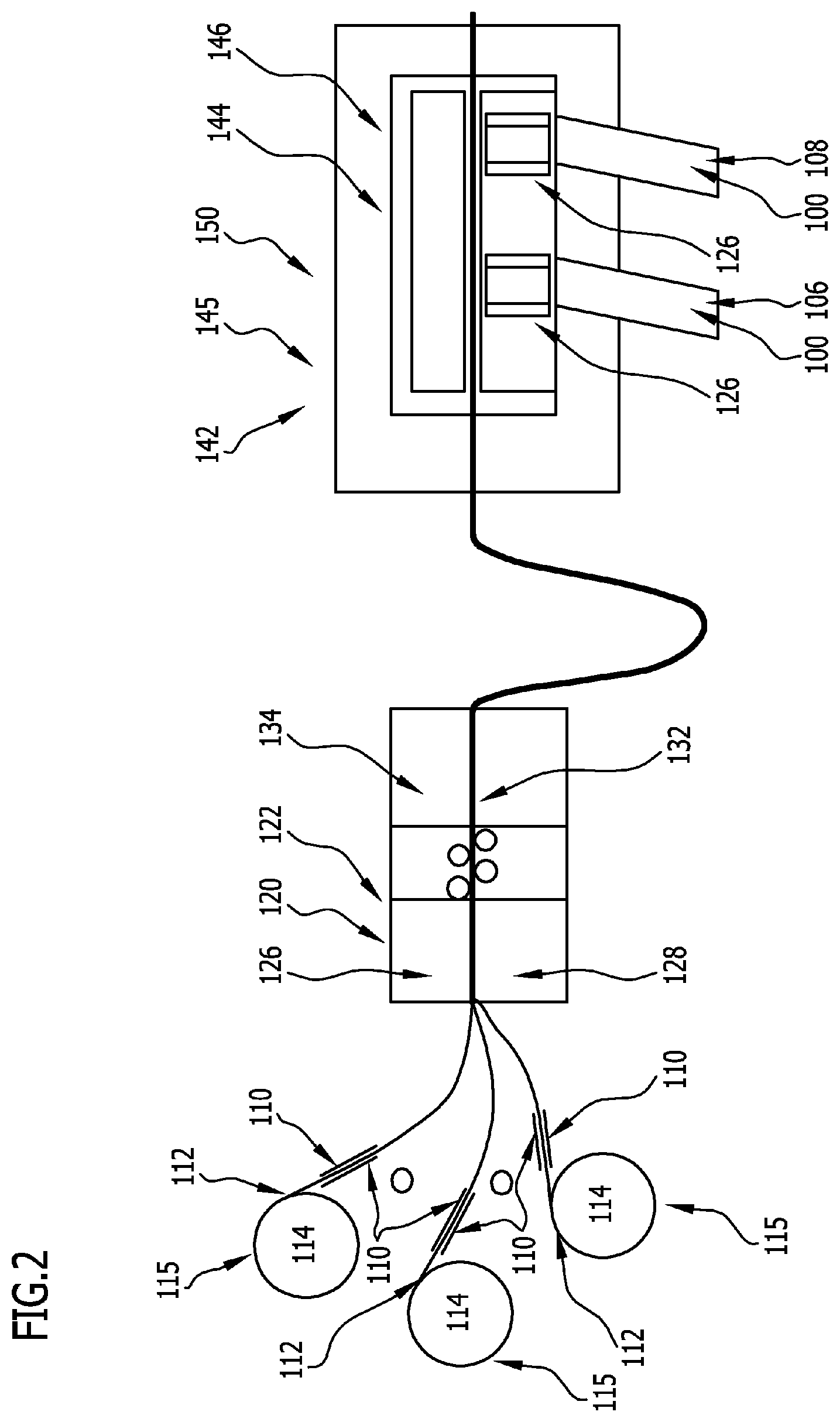 Patent US12348091 Figure 2 – Method for producing a stack of metal sheets for an electric motor