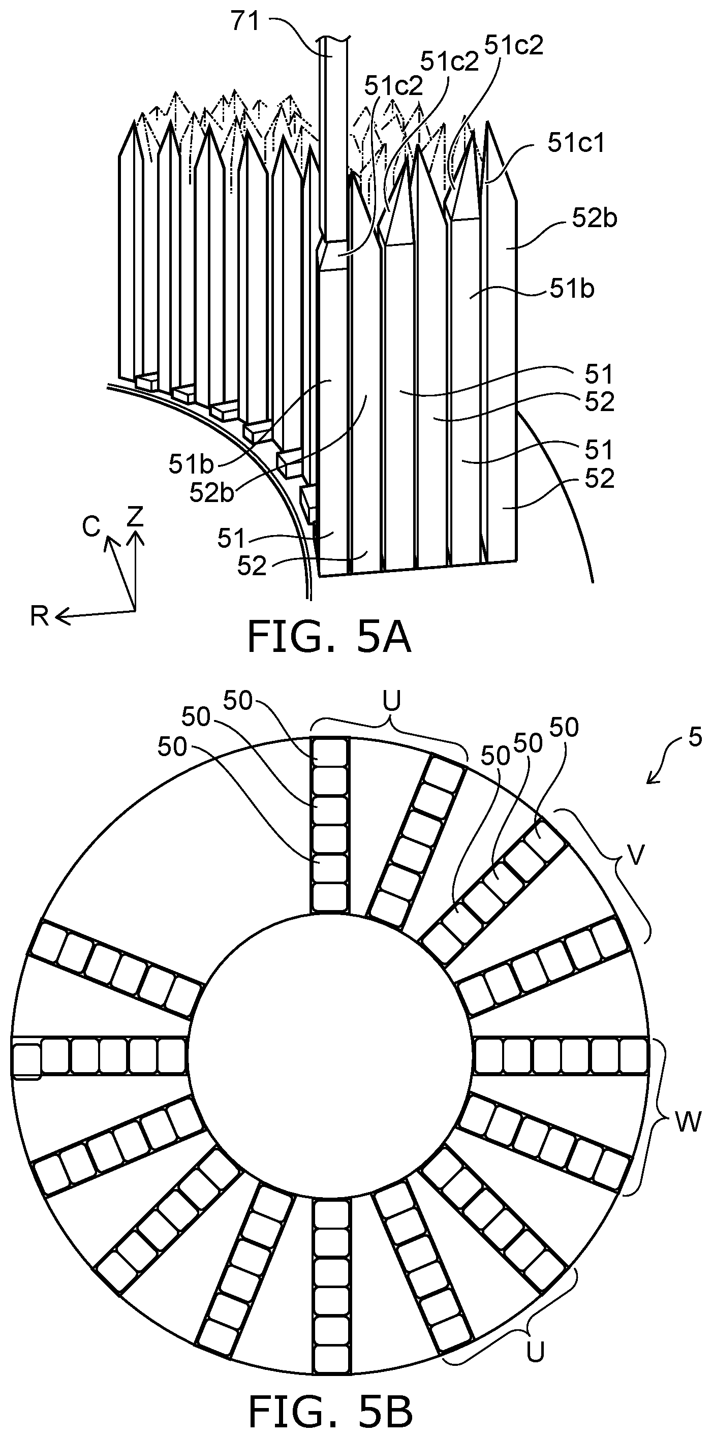 Patent US12348096 Figure 5 – Coil having segment conductors welded with a welded metal portion