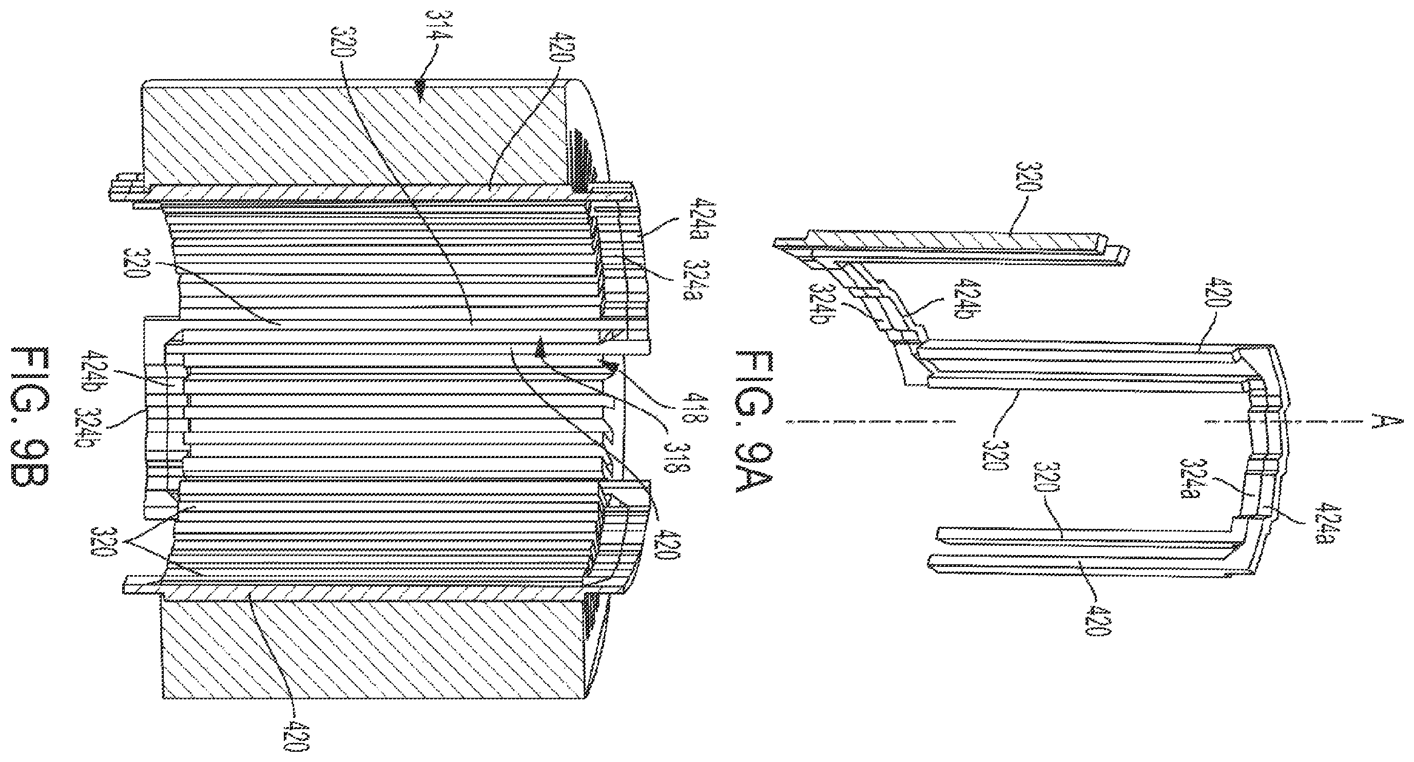 Patent US12348099 Figure 5 – Electric machine end winding design without conductor overlap