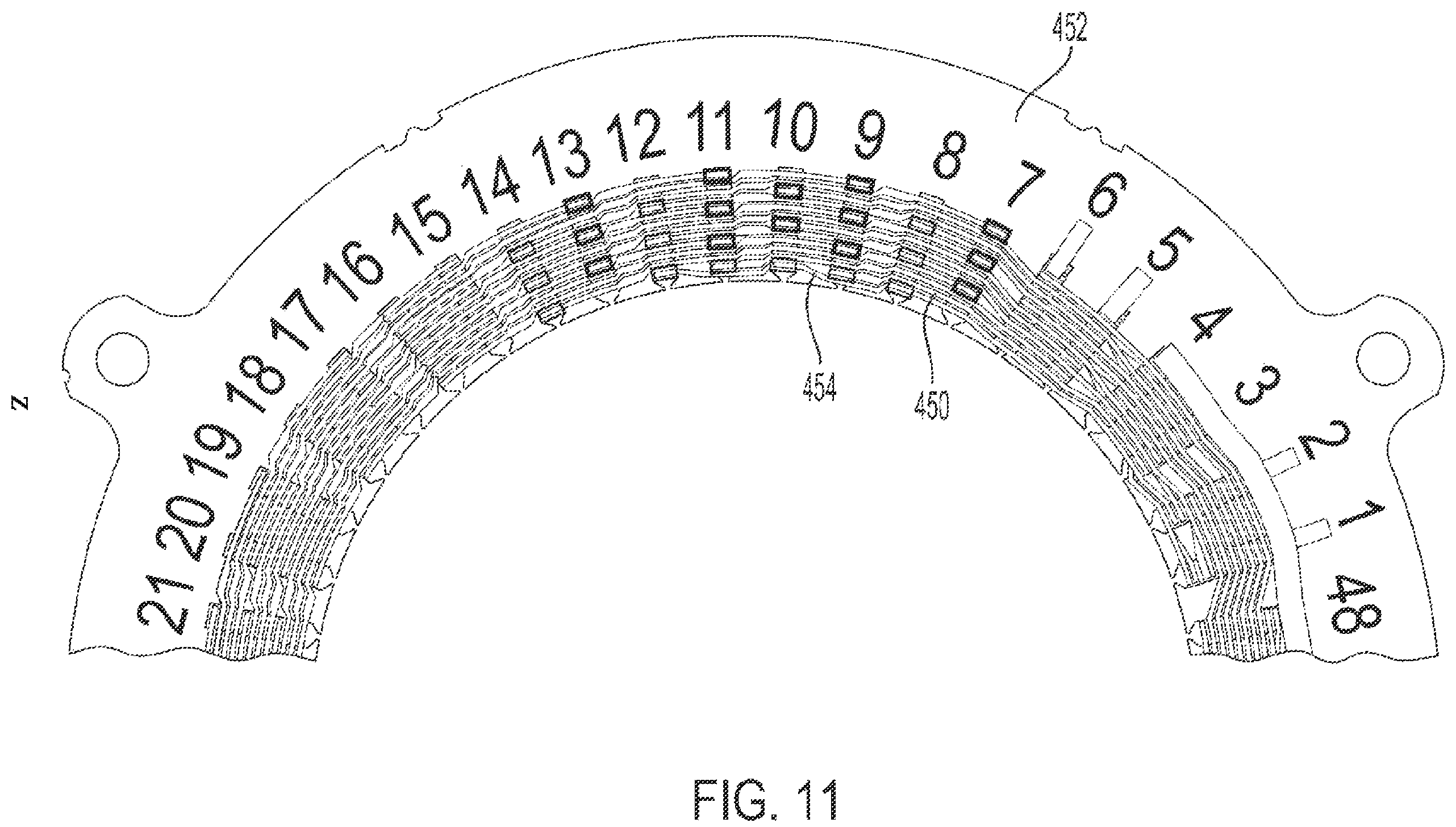 Patent US12348099 Figure 7 – Electric machine end winding design without conductor overlap