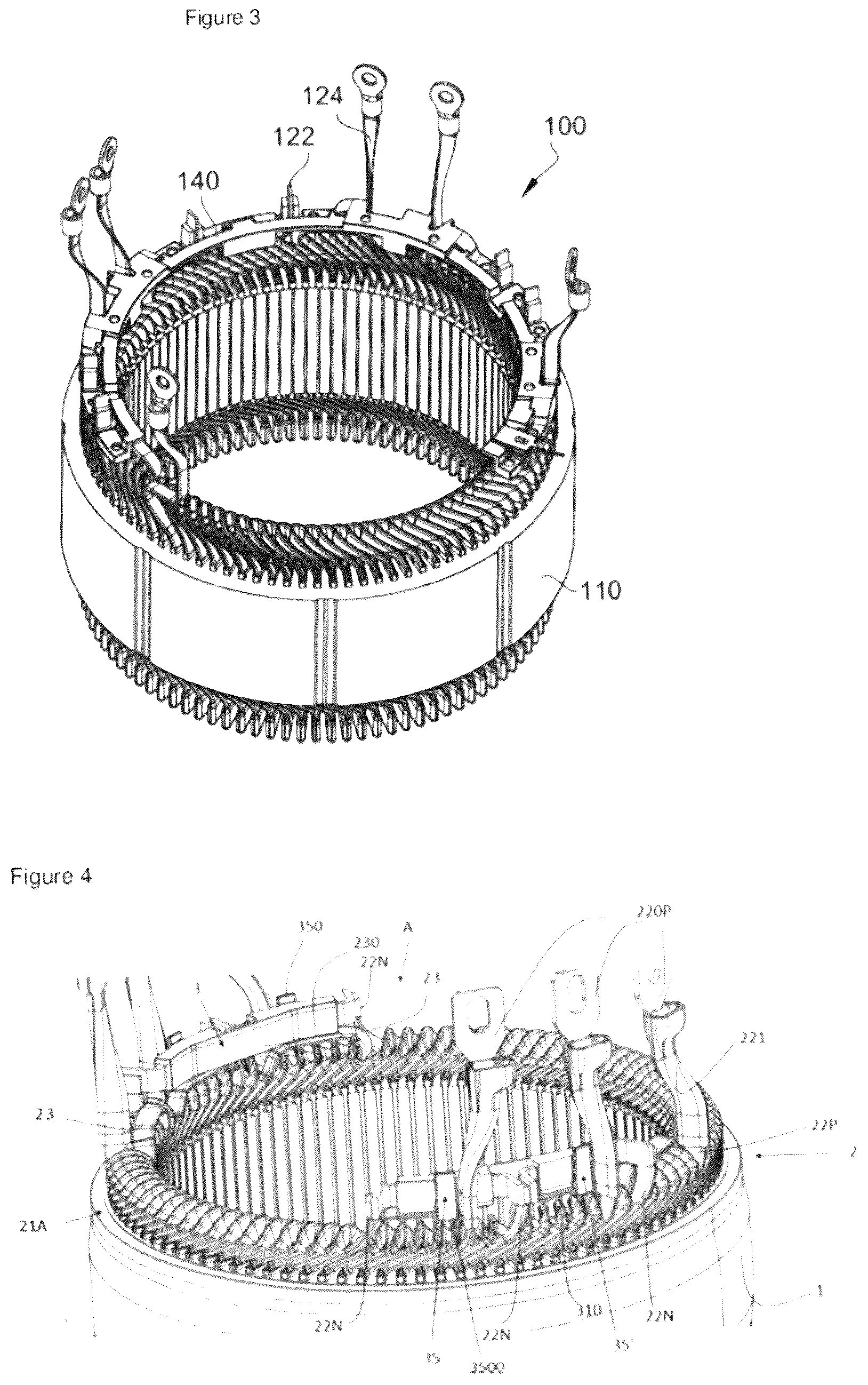 Patent US12348101 Figure 2 – Stator comprising an interconnector