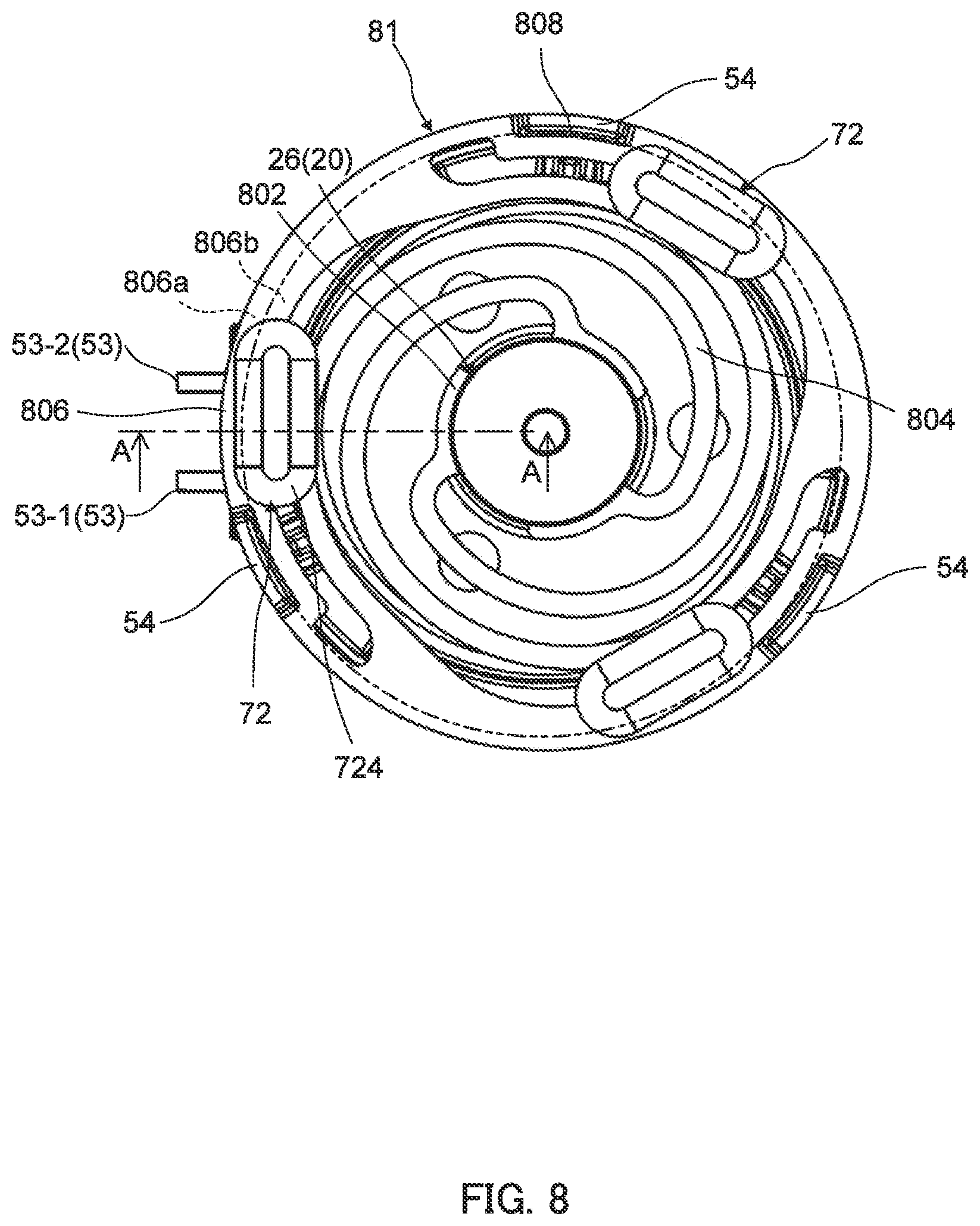 Patent US12348102 Figure 8 – Vibration actuator and electronic device