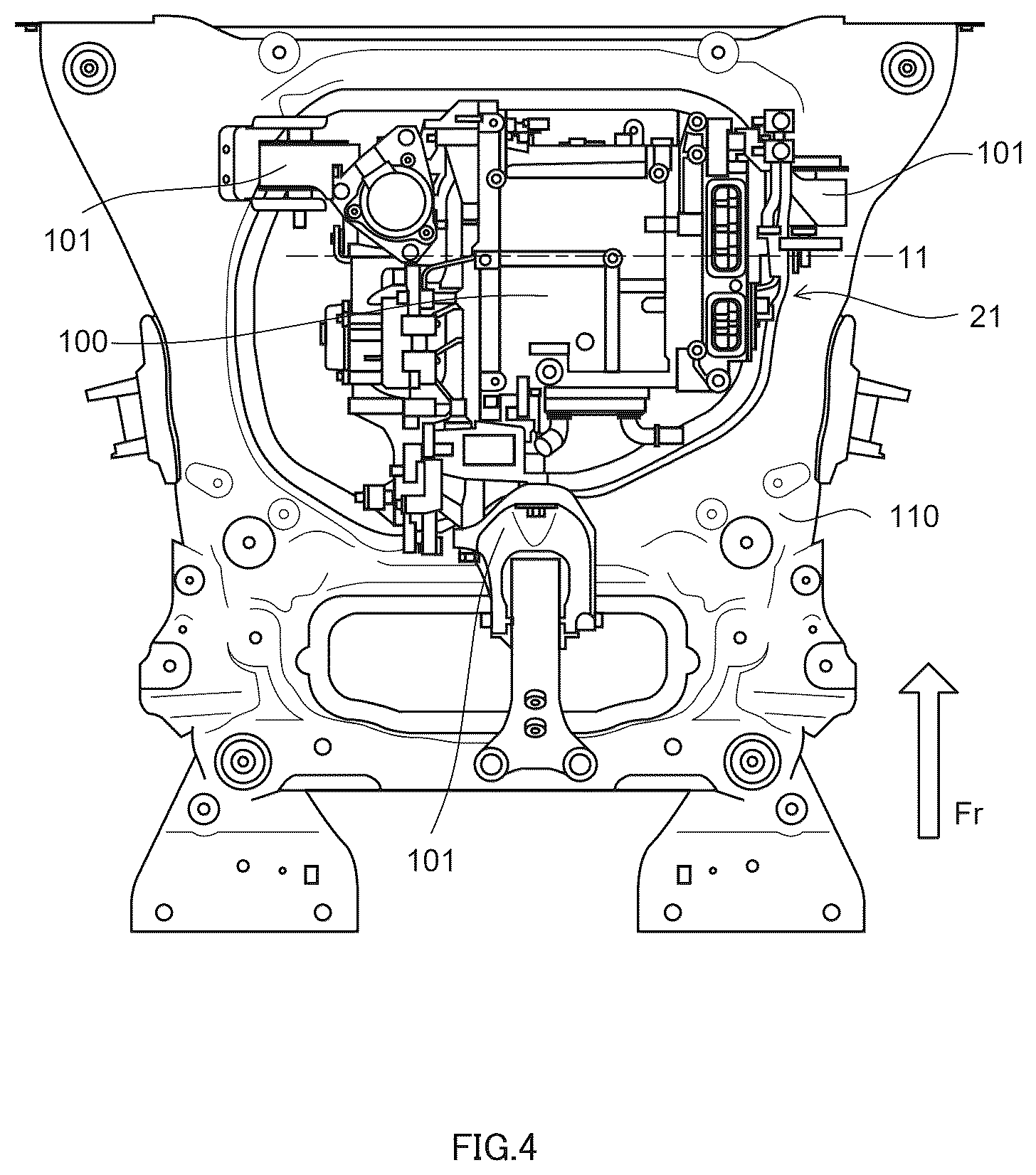 Patent US12348105 Figure 4 – Rotating electric machine