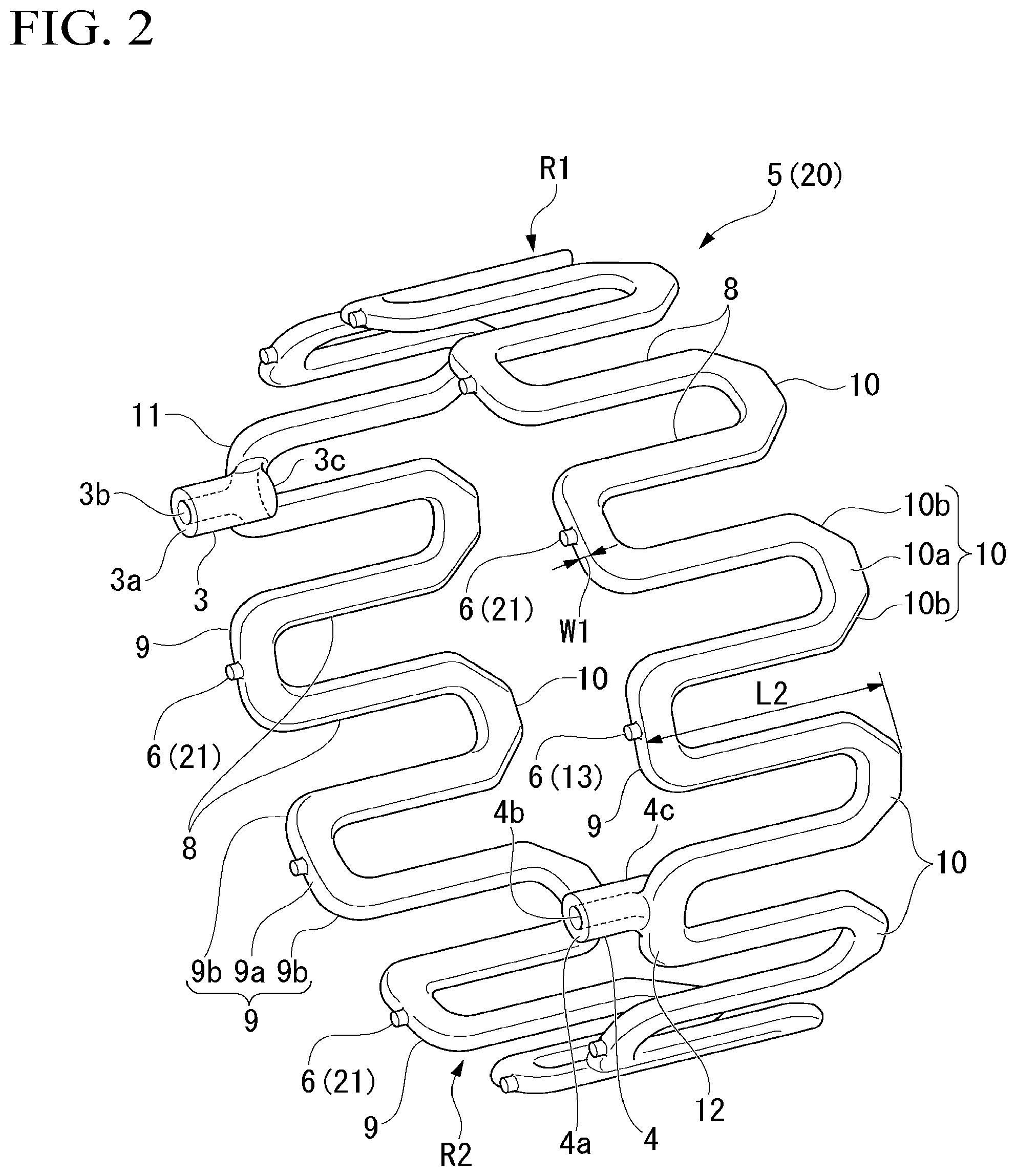 Patent US12348108 Figure 2 – Rotating electric machine cooling frame and method of manufacturing rotating electric machine cooling frame