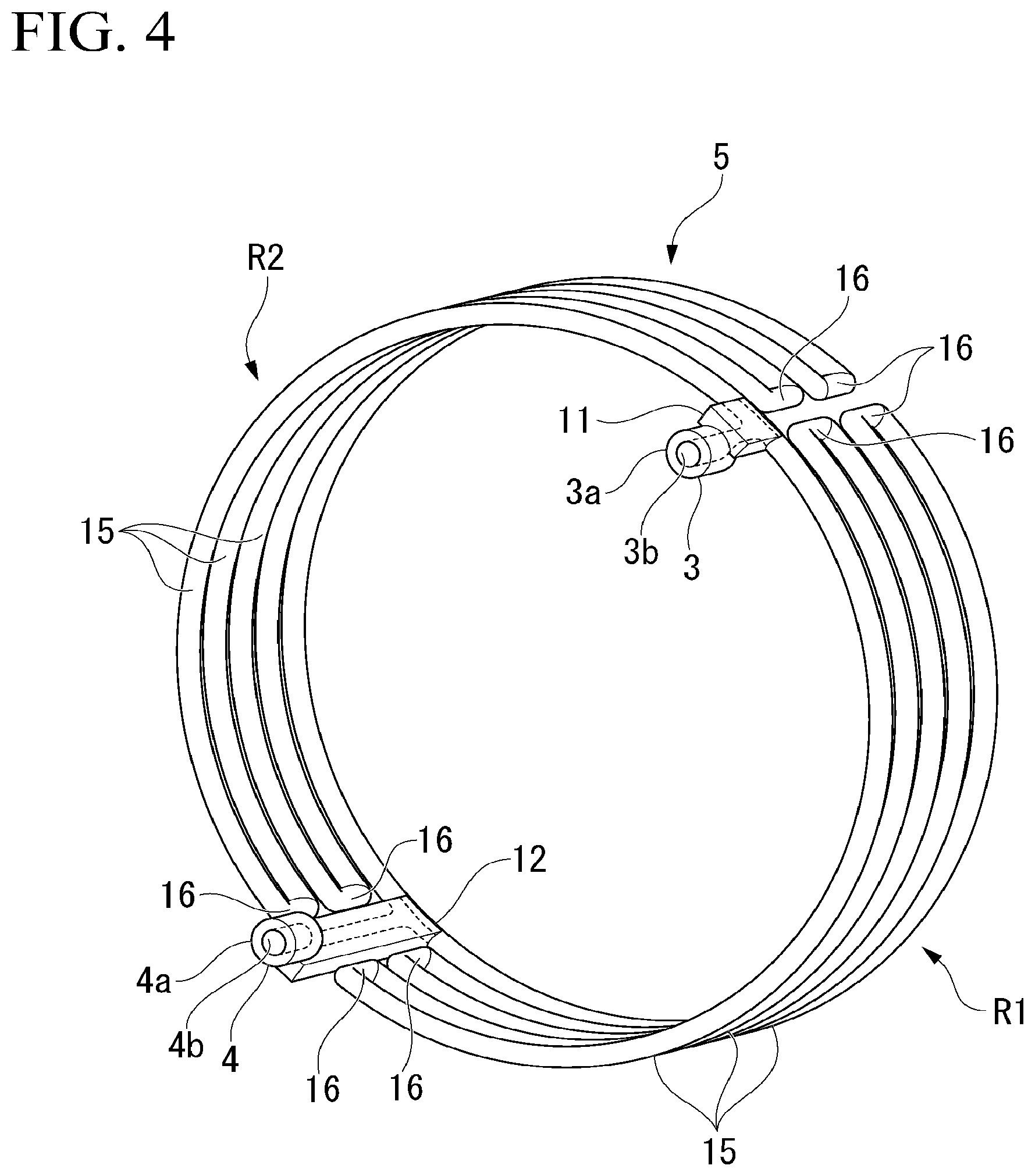 Patent US12348108 Figure 4 – Rotating electric machine cooling frame and method of manufacturing rotating electric machine cooling frame