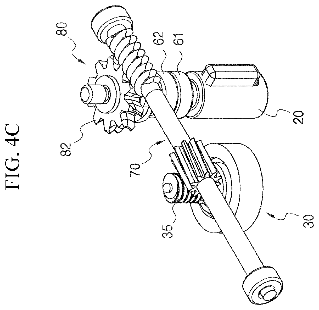 Patent US12348113 Figure 9 – Driving motor equipped with BLDC motor, and actuator using same