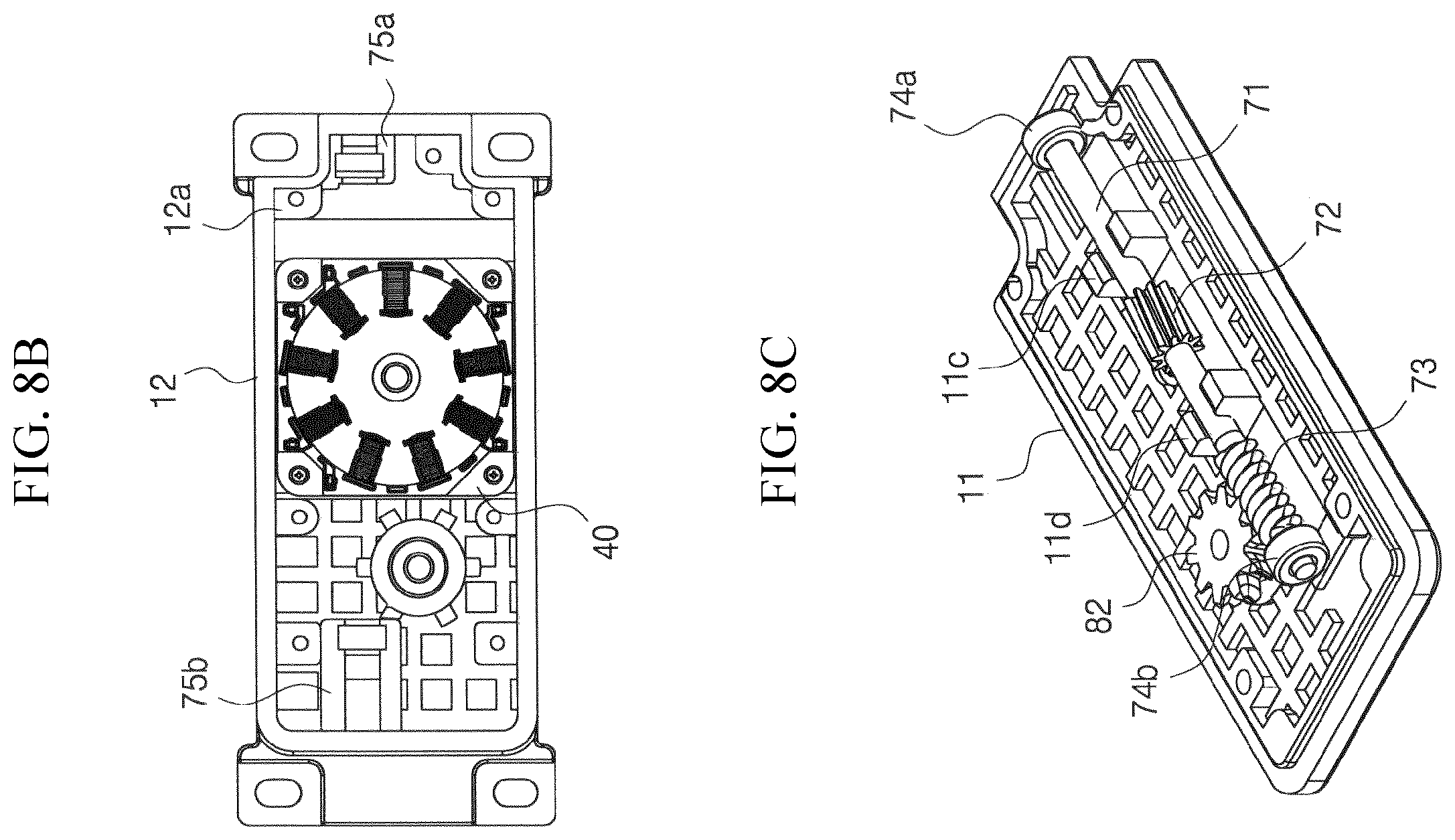 Patent US12348113 Figure 13 – Driving motor equipped with BLDC motor, and actuator using same