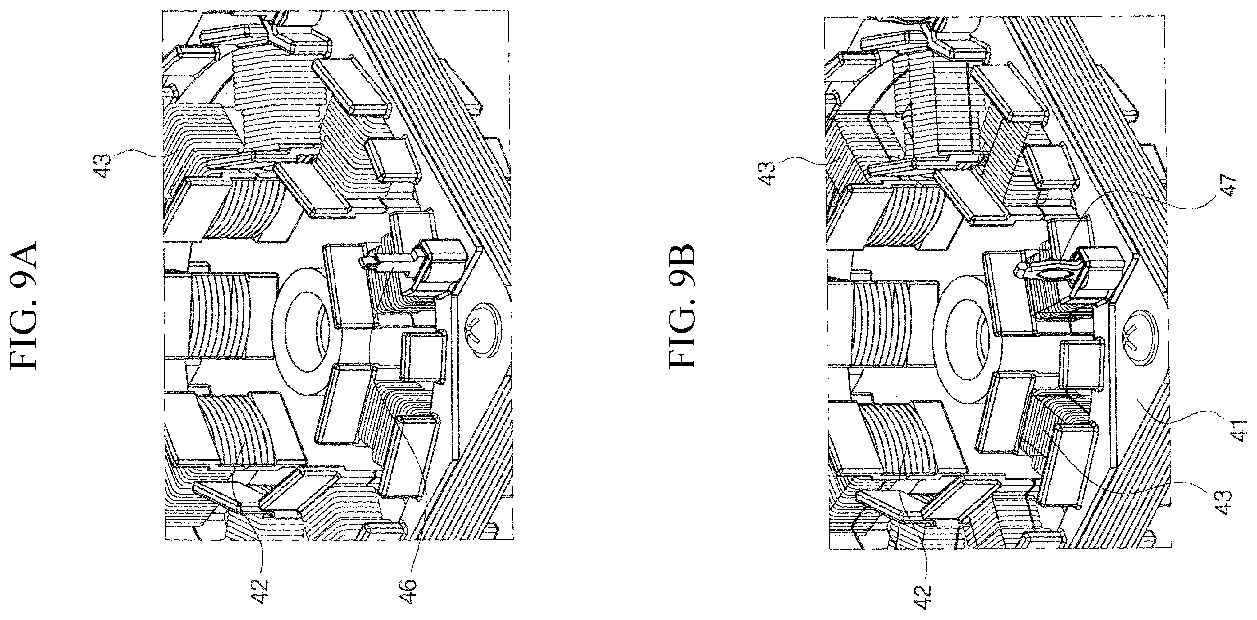 Patent US12348113 Figure 14 – Driving motor equipped with BLDC motor, and actuator using same