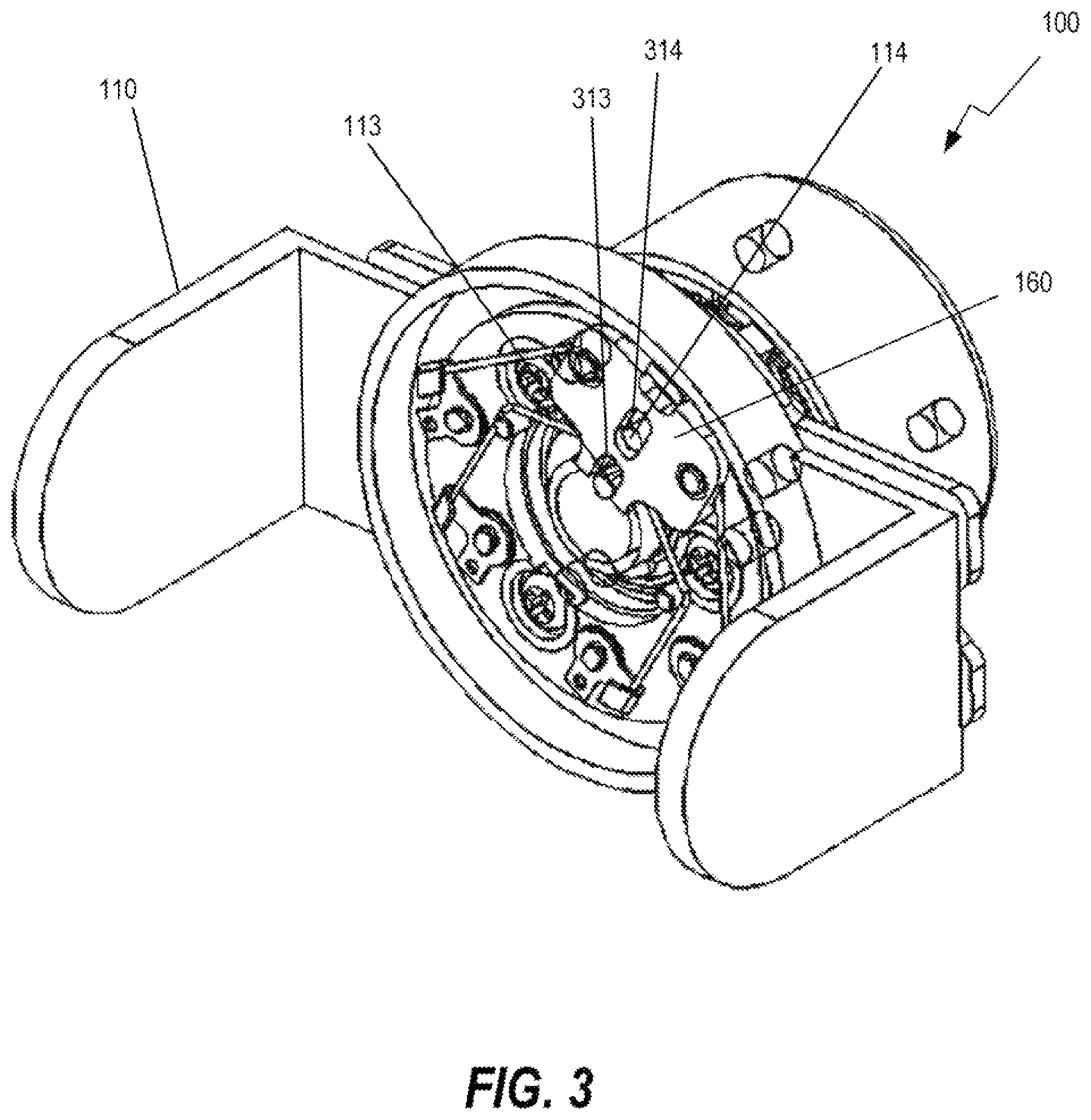 Patent US12348114 Figure 3 – Motor locking mechanism including memory alloy wire