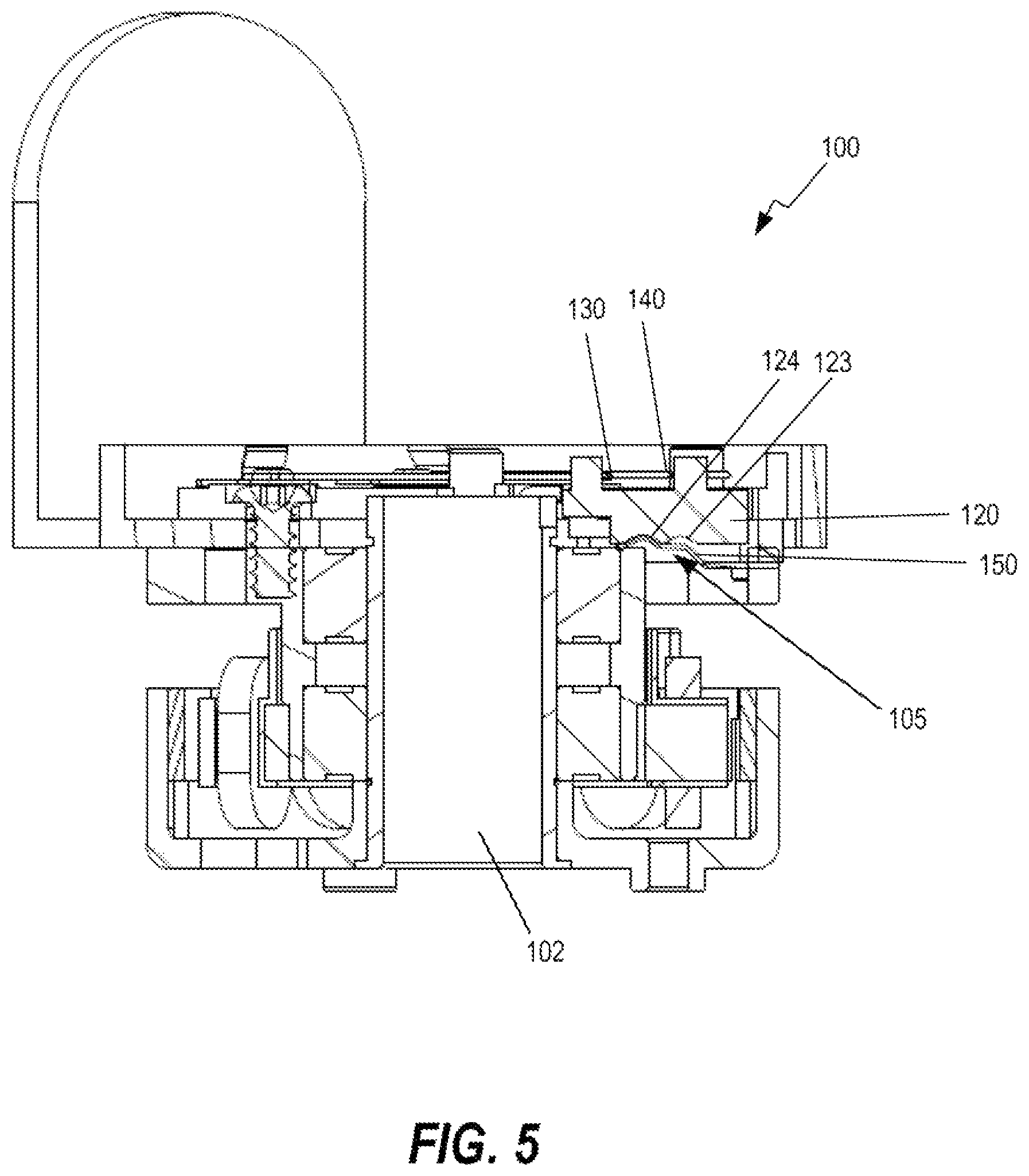 Patent US12348114 Figure 5 – Motor locking mechanism including memory alloy wire