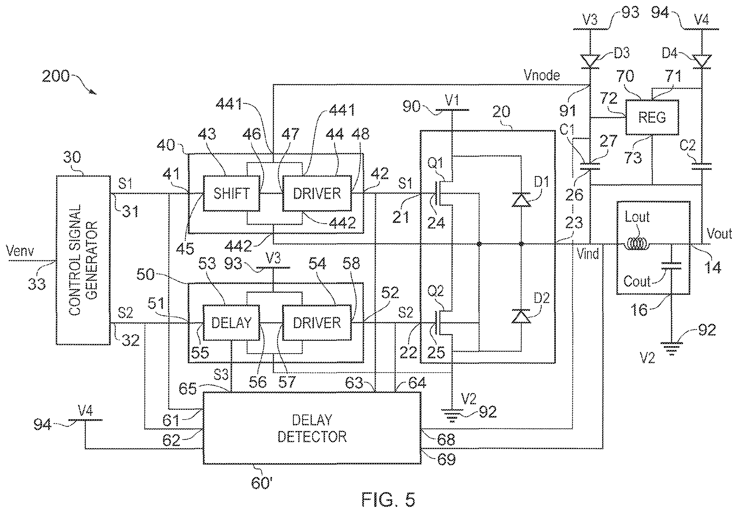 Patent US12348118 Figure 5 – Switched mode power supply