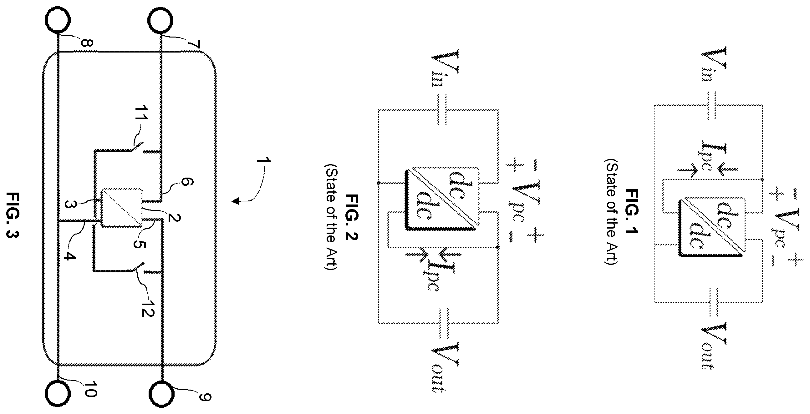 Patent US12348122 — Partial power DC-DC converter with controllable topology — Figure 1