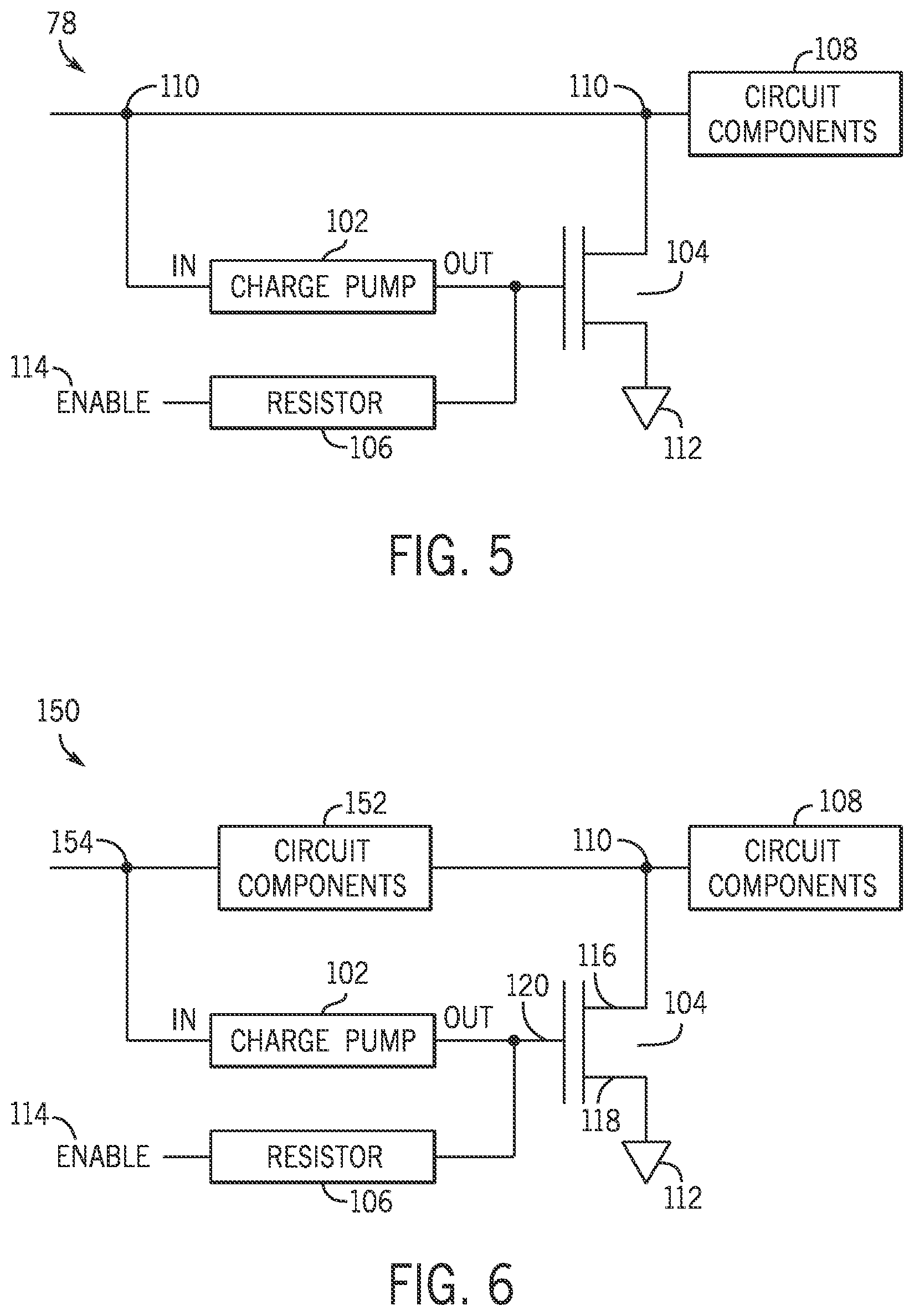 Patent US12348125 Figure 3 – Charge pump-enabled circuit protection switch