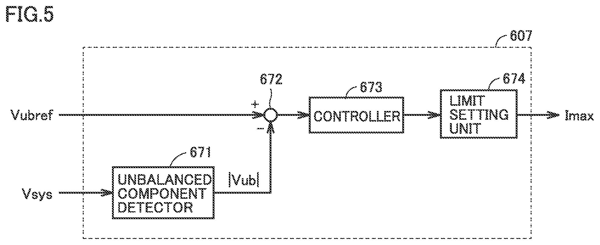 Patent US12348127 Figure 5 – Power conversion device