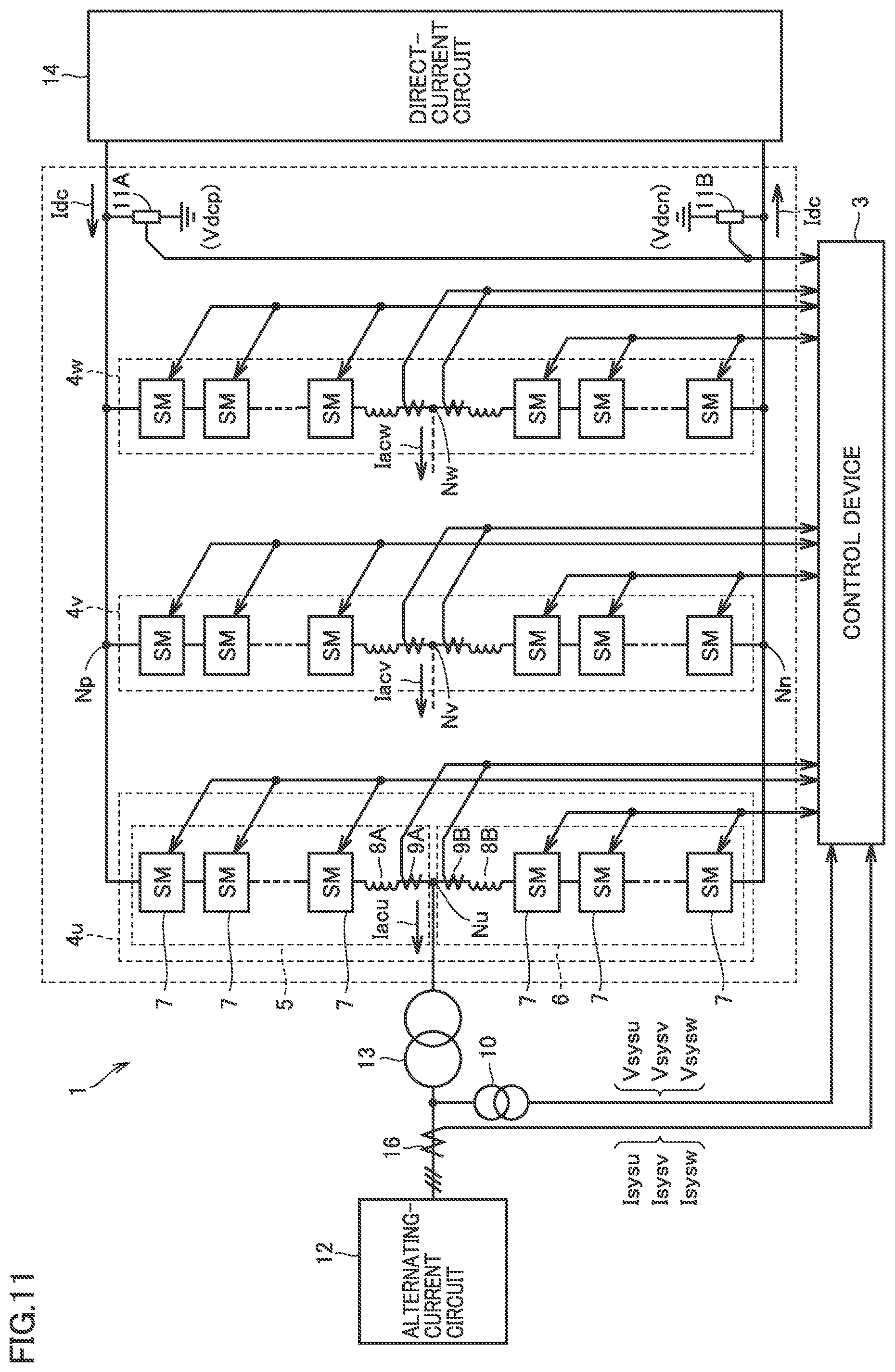 Patent US12348127 Figure 11 – Power conversion device