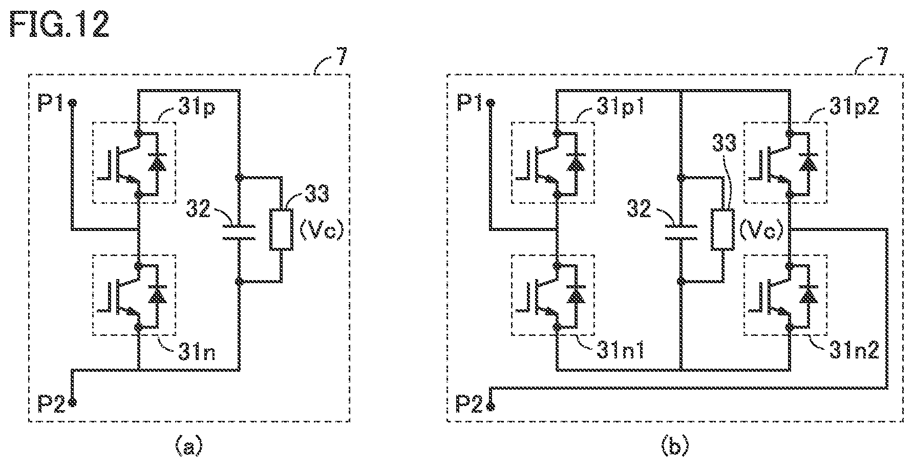 Patent US12348127 Figure 12 – Power conversion device