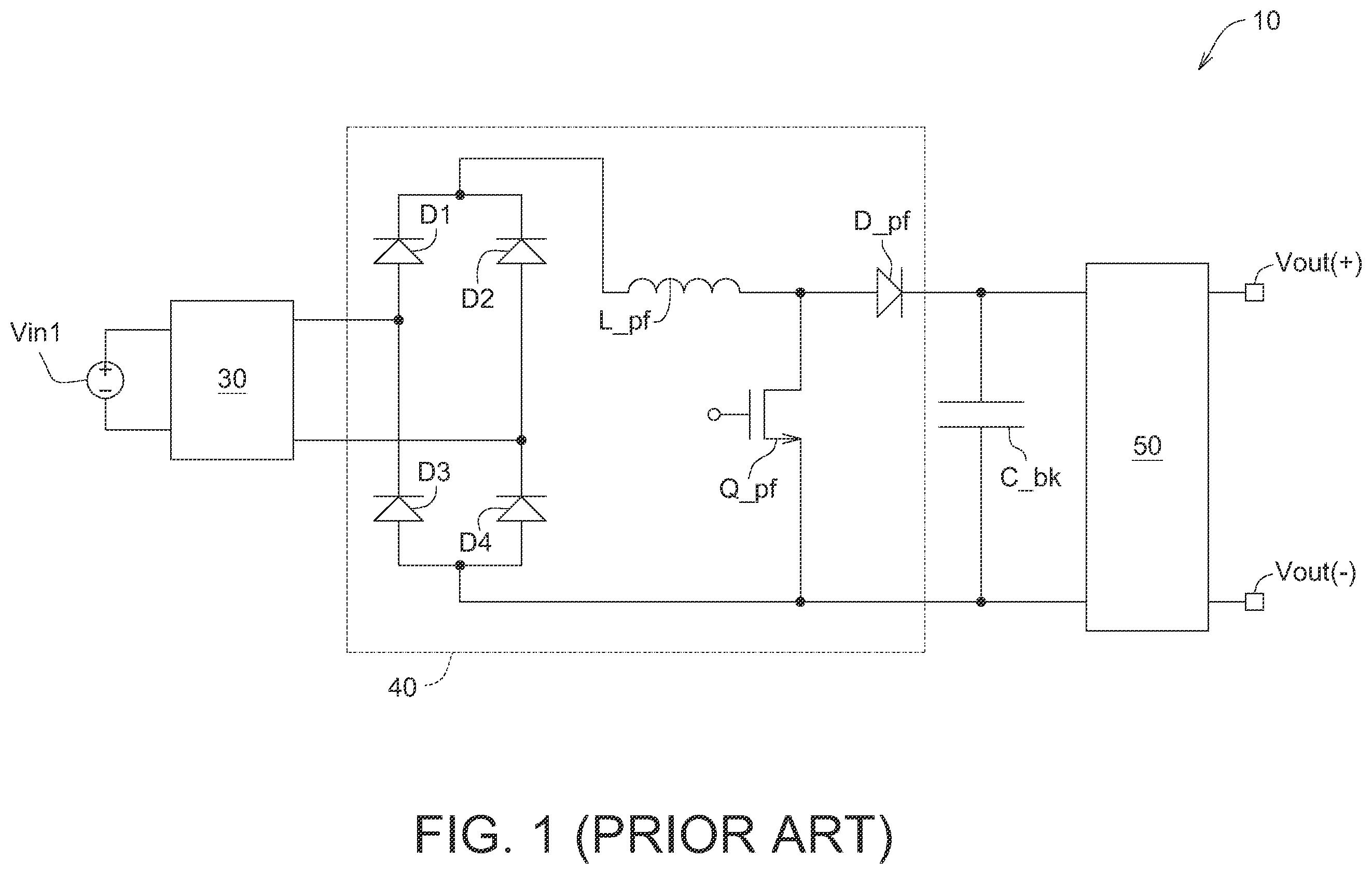 Patent US12348129 Figure 1 – Boost power supply circuit
