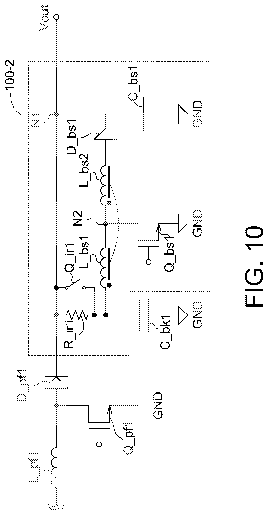 Patent US12348129 Figure 20 – Boost power supply circuit