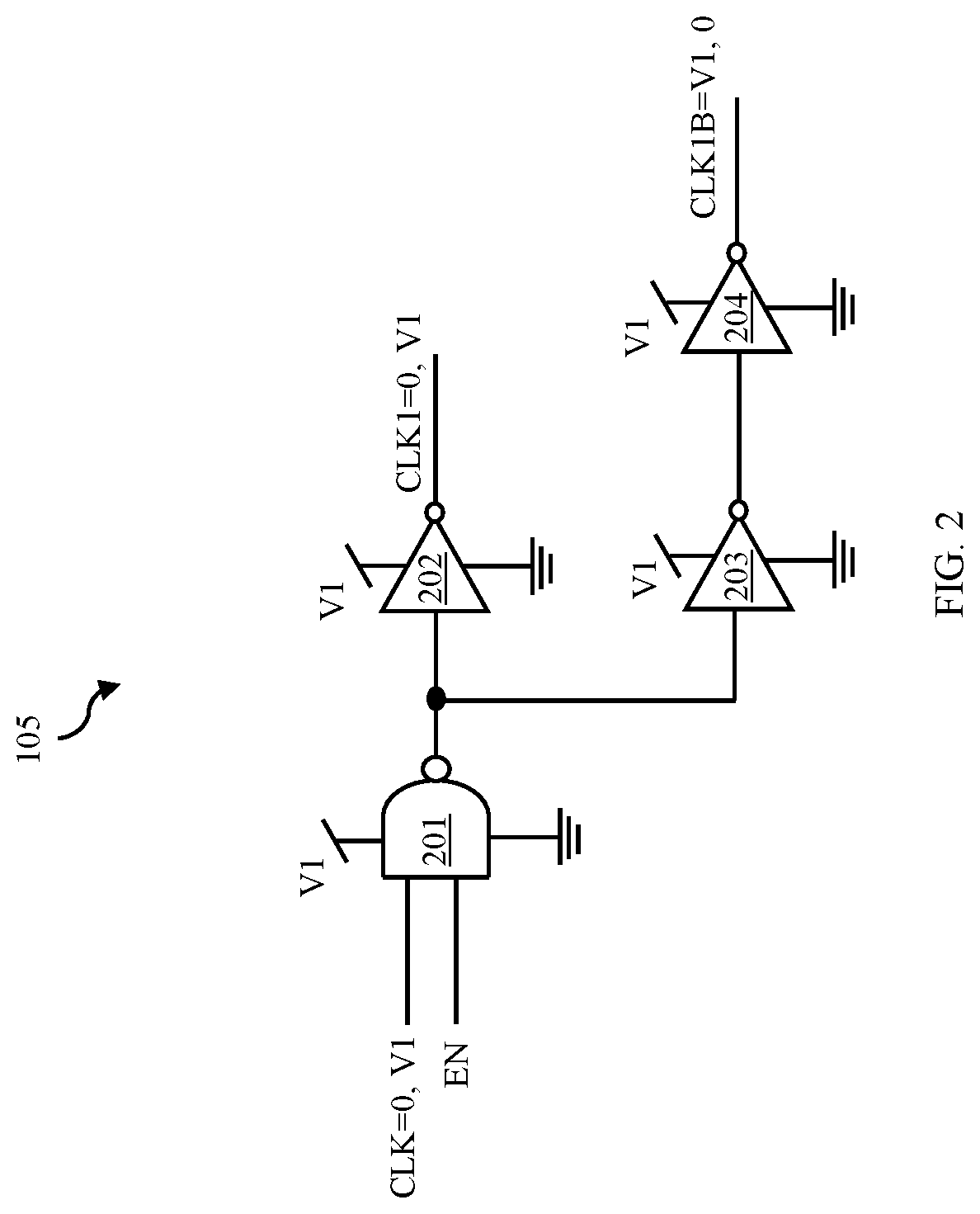 Patent US12348133 Figure 3 – Multi-stage charge pump circuit including voltage level shifter for clock signal generation