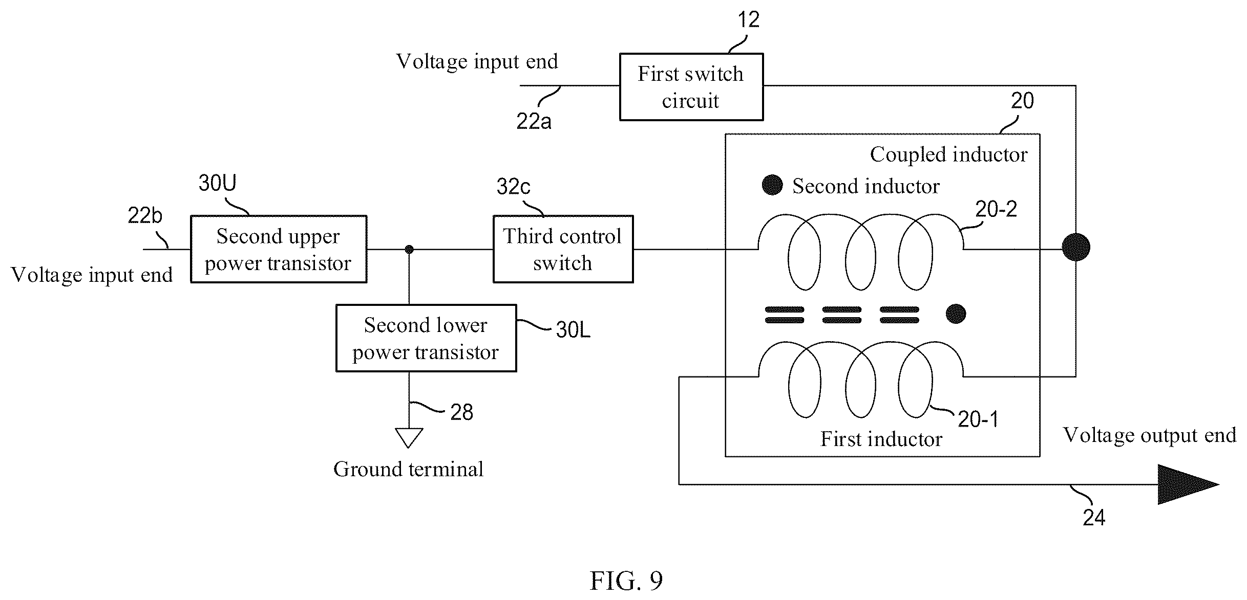 Patent US12348137 Figure 9 – Switch-mode power supply