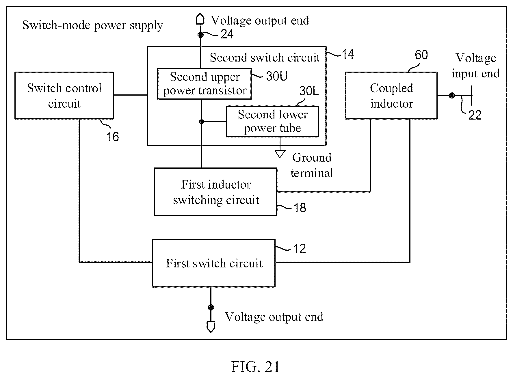 Patent US12348137 Figure 19 – Switch-mode power supply