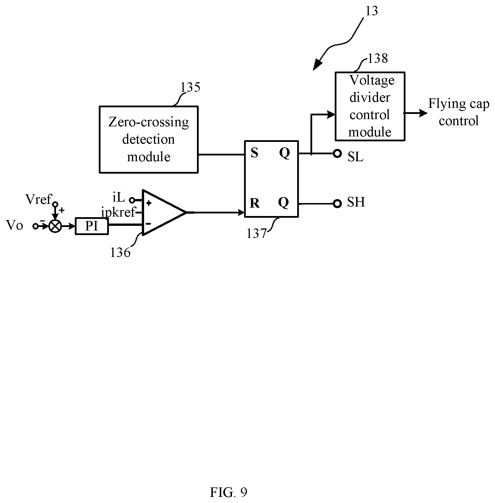Patent US12348138 Figure 9 – Multilevel self-balance control circuit, DC/DC conversion system and AC/DC conversion system