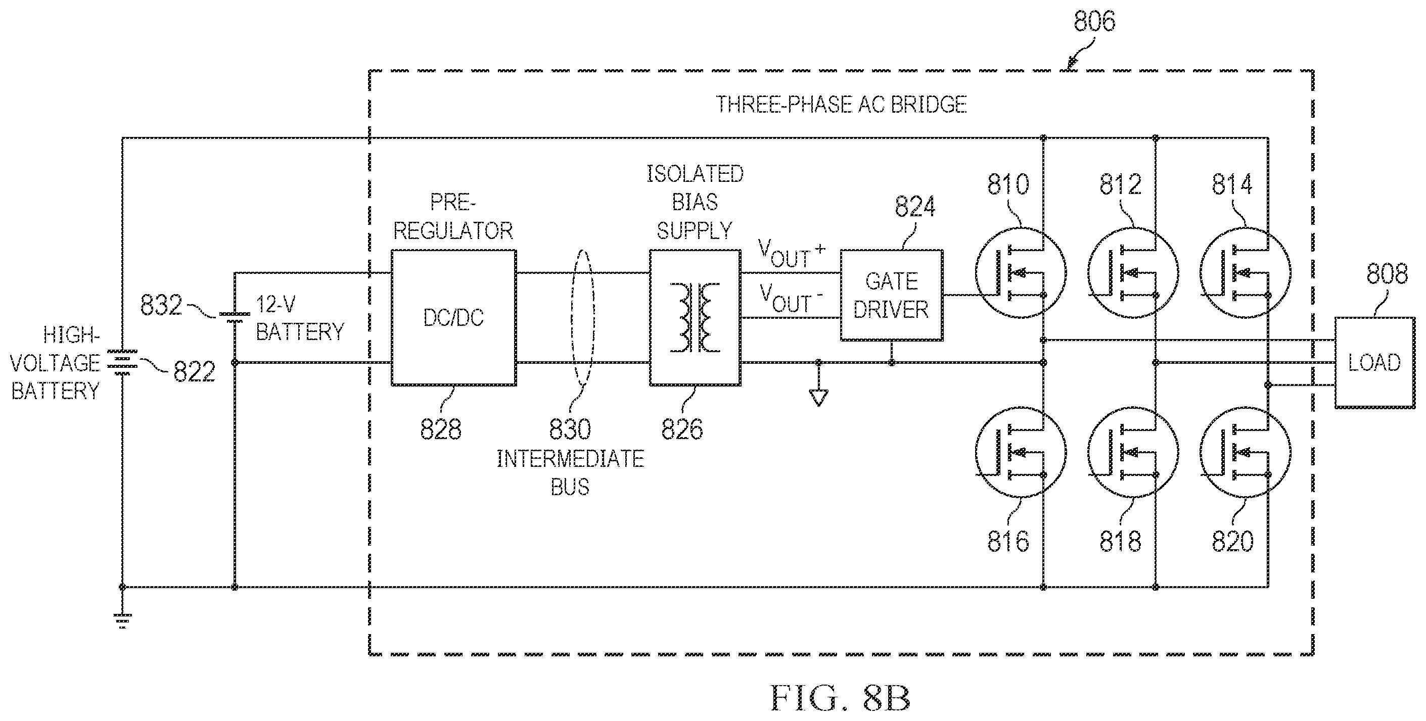 Patent US12348146 Figure 12 – Isolated high-voltage DC-DC converter hysteretic burst mode noise immunity using dynamic hysteresis