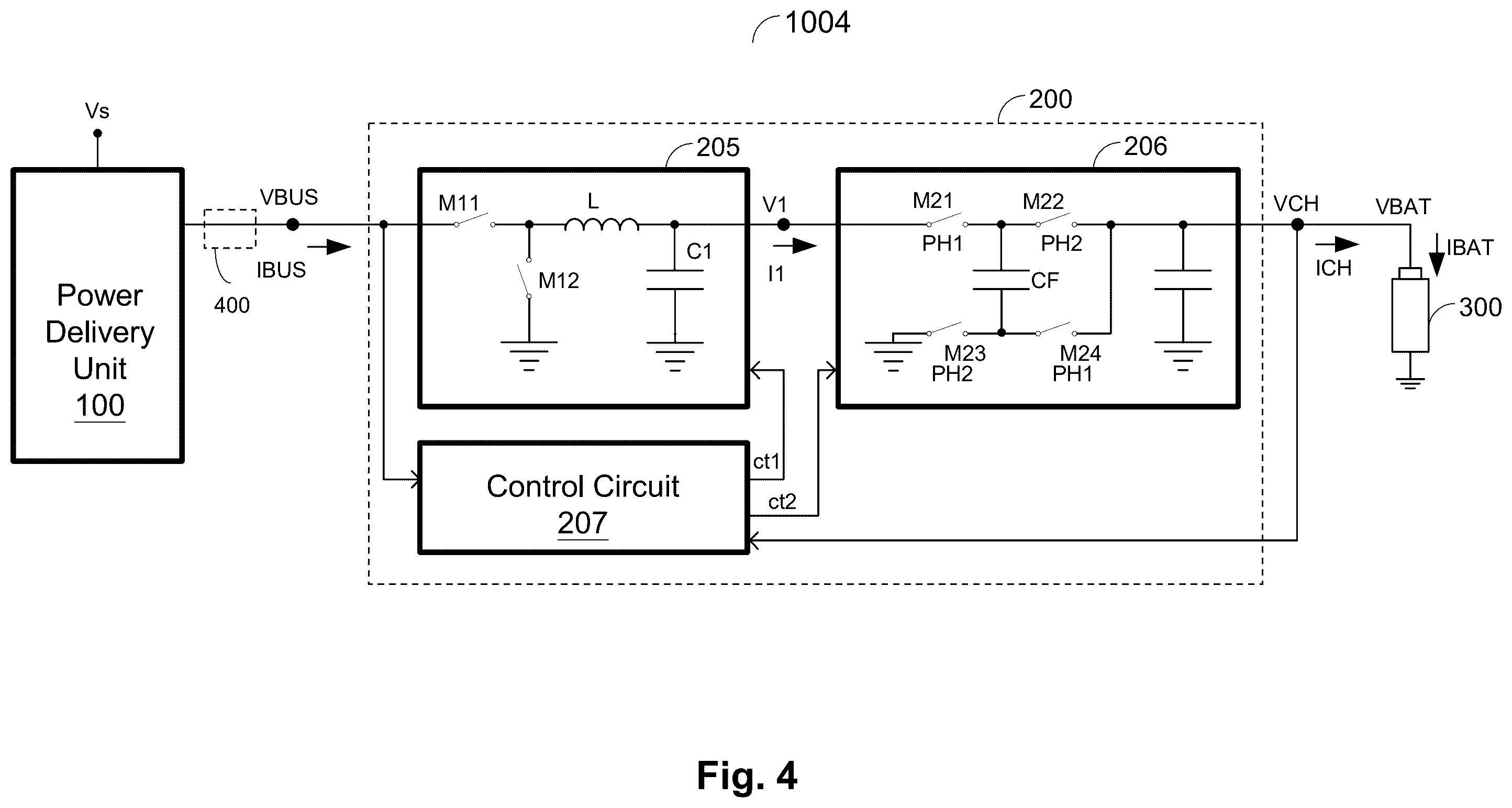 Patent US12348153 Figure 2 – High efficiency charging system and power conversion circuit thereof
