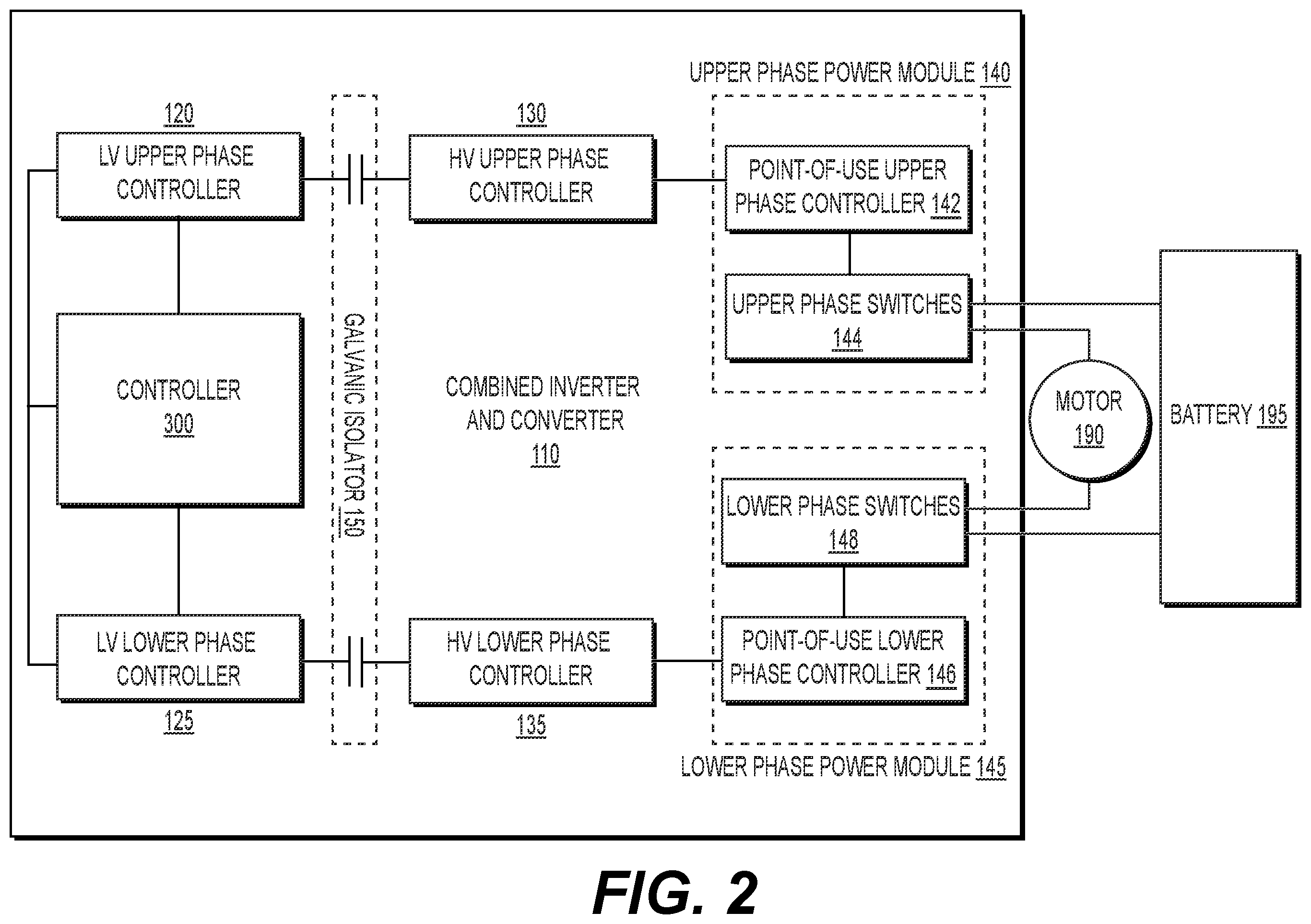 Patent US12348157 Figure 2 – Systems and methods for power module for inverter for electric vehicle