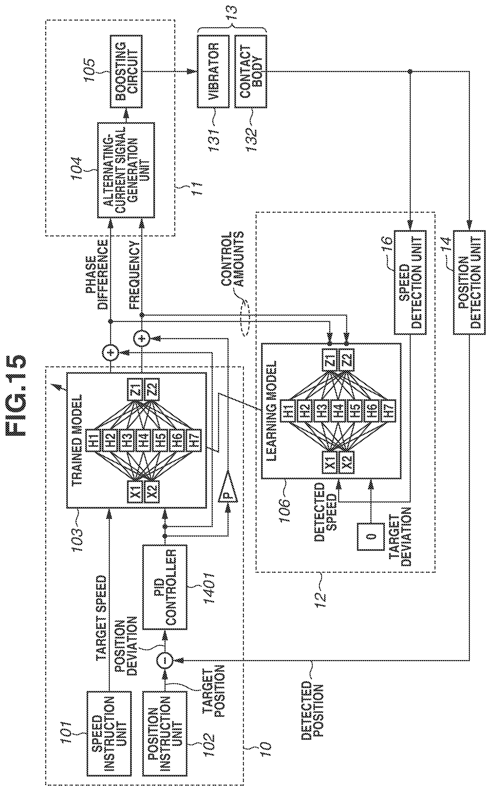 Patent US12348158 Figure 15 – Control apparatus for vibration actuator, and vibration driving apparatus, interchangeable lens, imaging apparatus, and automatic stage including same