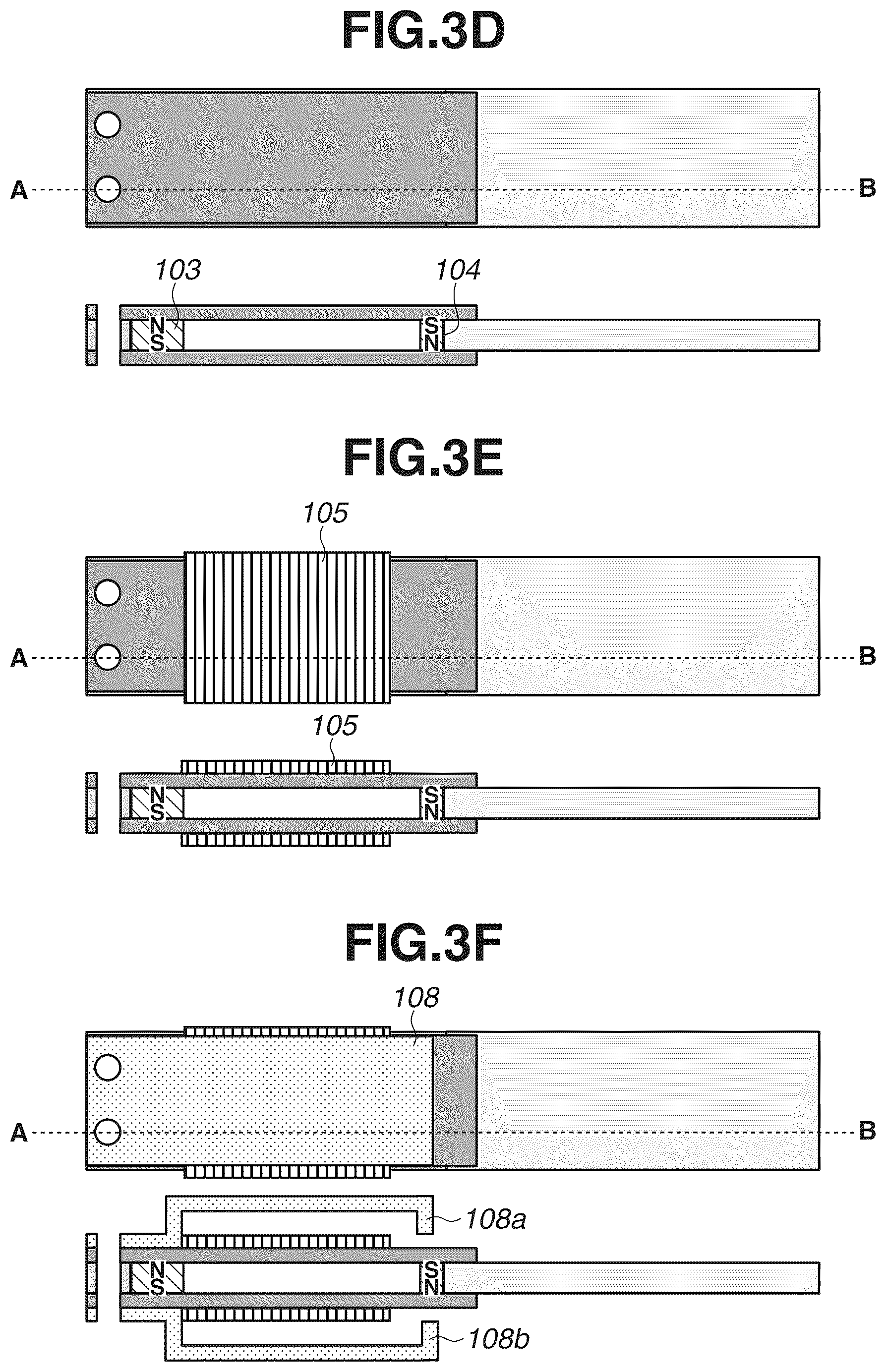 Patent US12348159 Figure 4 – Power generation elementhaving magnetostrictive portion with magnetic material and magnet