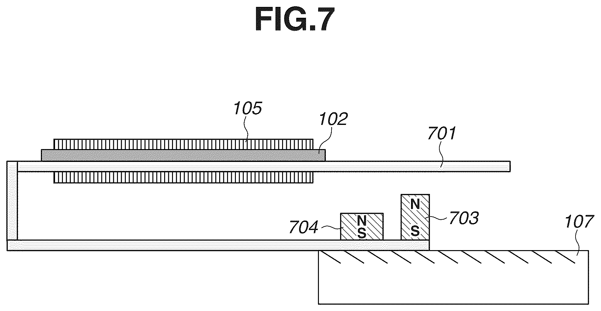 Patent US12348159 Figure 8 – Power generation elementhaving magnetostrictive portion with magnetic material and magnet