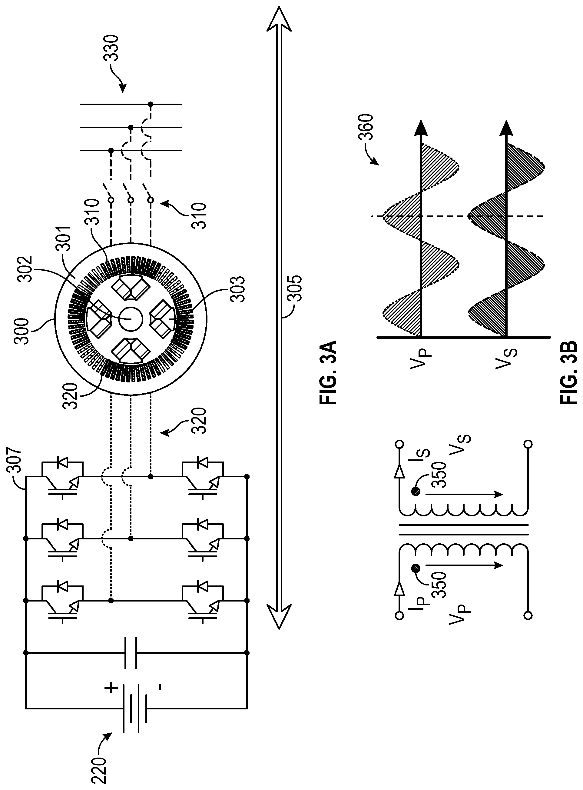 Patent US12348162 Figure 4 – Power transfer for electric motors with segmented windings