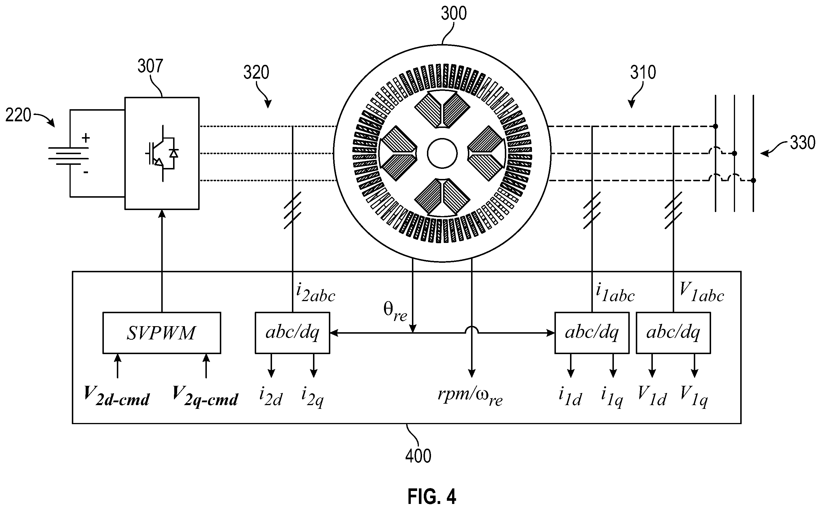 Patent US12348162 Figure 5 – Power transfer for electric motors with segmented windings