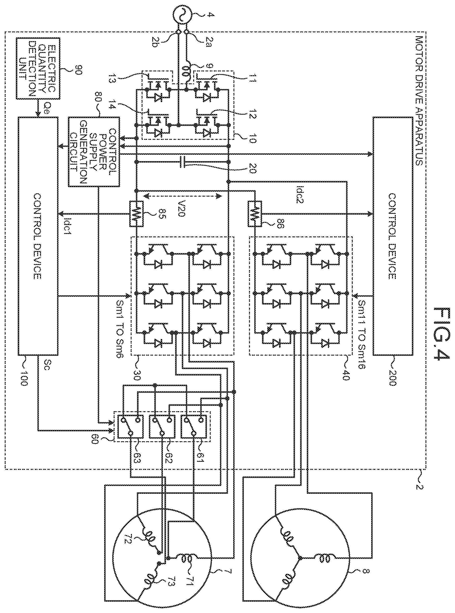 Patent US12348166 Figure 3 – Motor drive apparatus, refrigeration cycle apparatus, air conditioner, water heater, and refrigerator