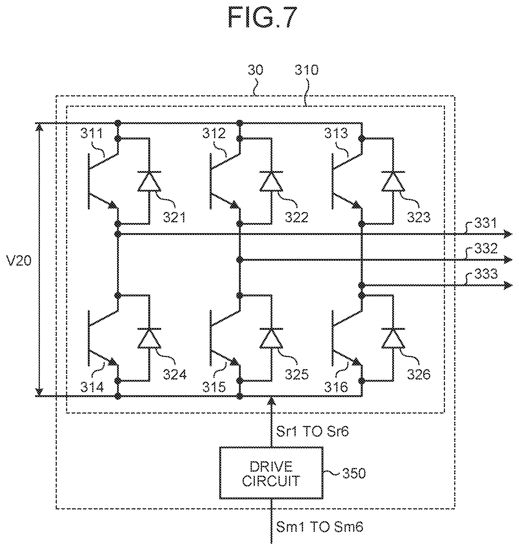 Patent US12348166 Figure 5 – Motor drive apparatus, refrigeration cycle apparatus, air conditioner, water heater, and refrigerator