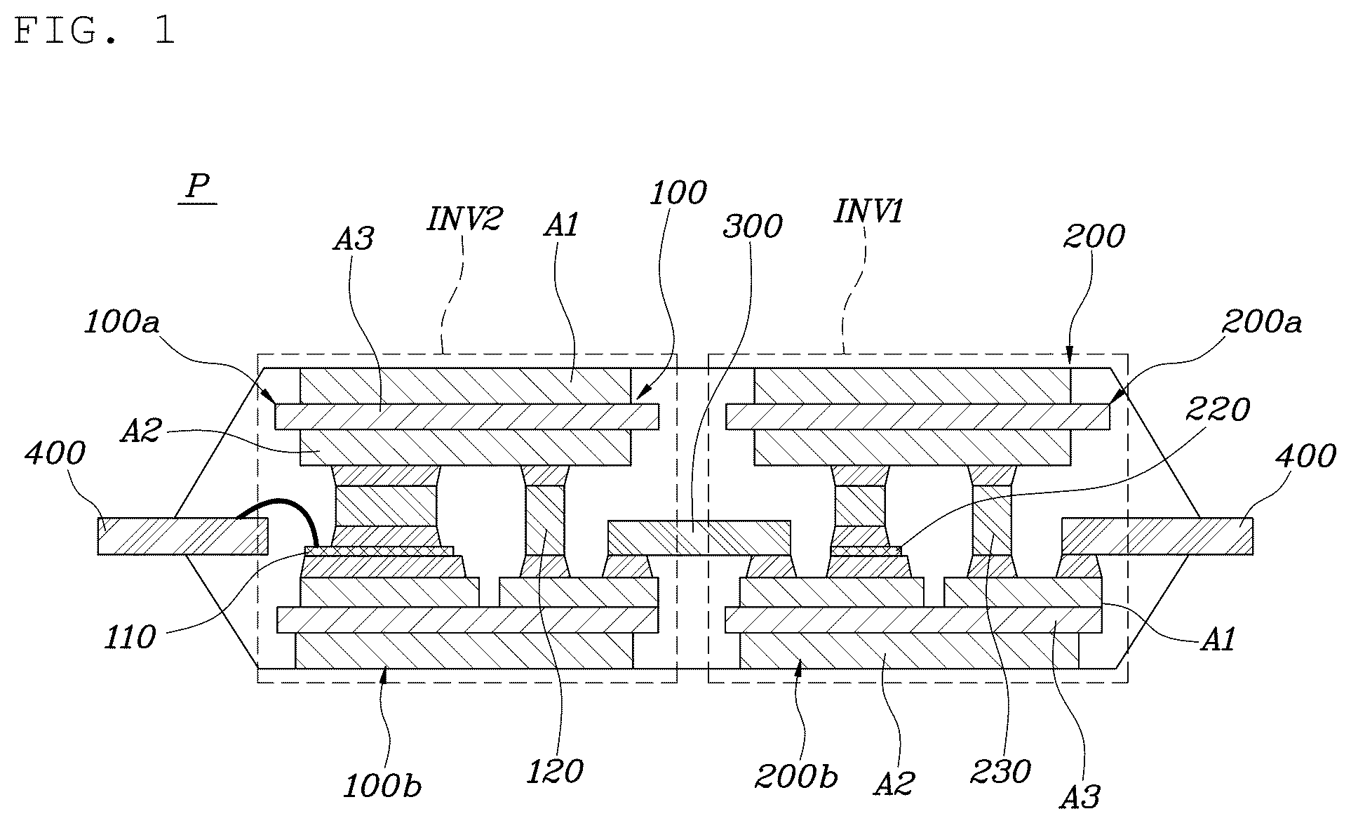 Patent US12348167 Figure 1 – Power module and motor drive system using the same