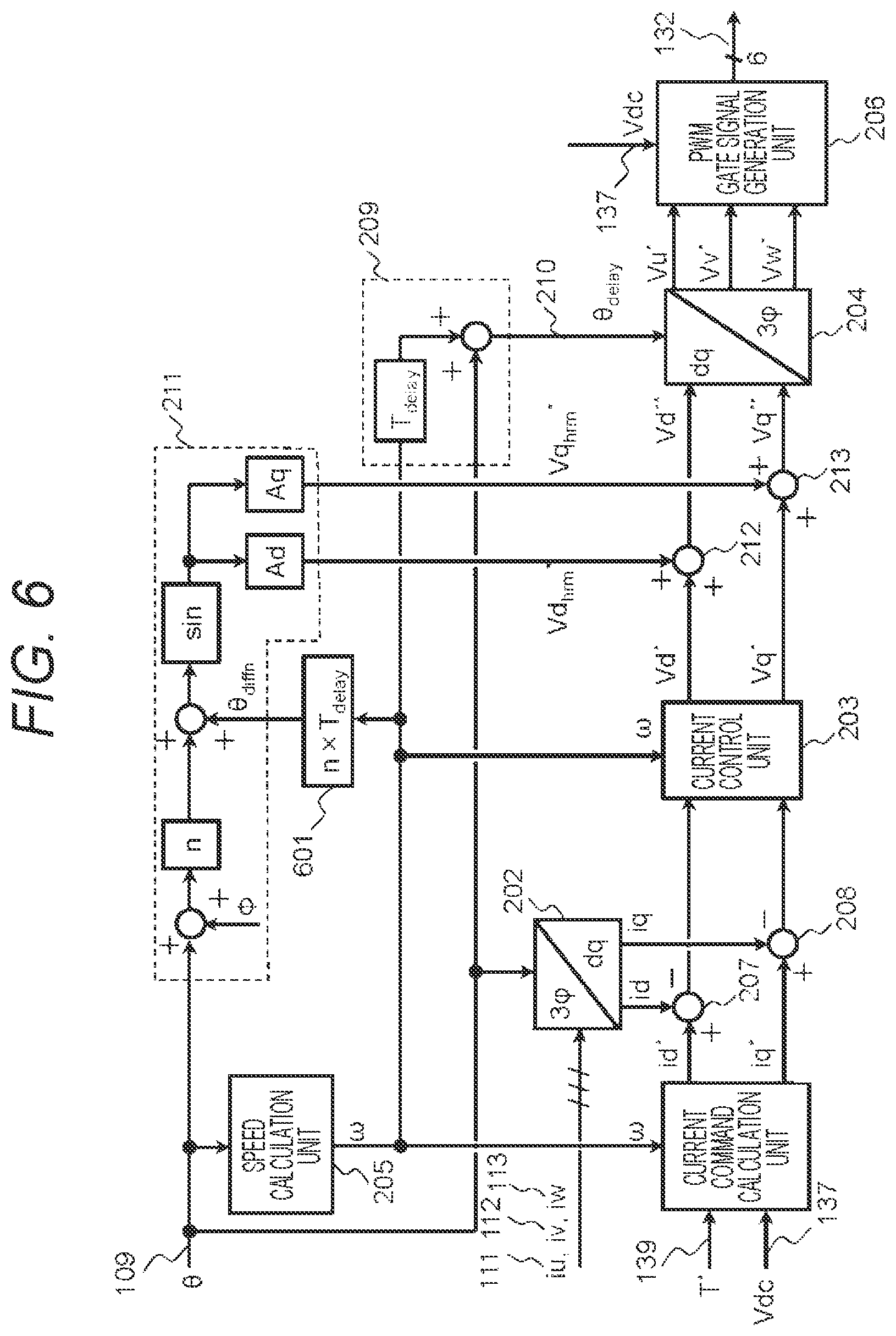 Patent US12348168 Figure 6 – Control device for electric motor