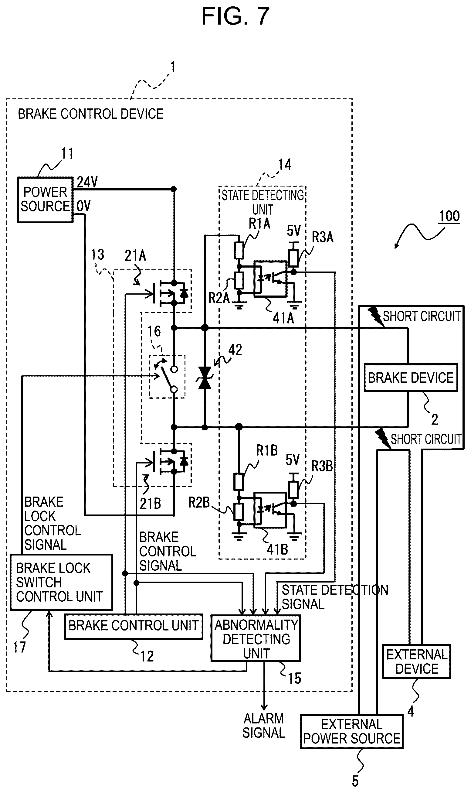 Patent US12348171 Figure 11 – Brake control device and motor drive device