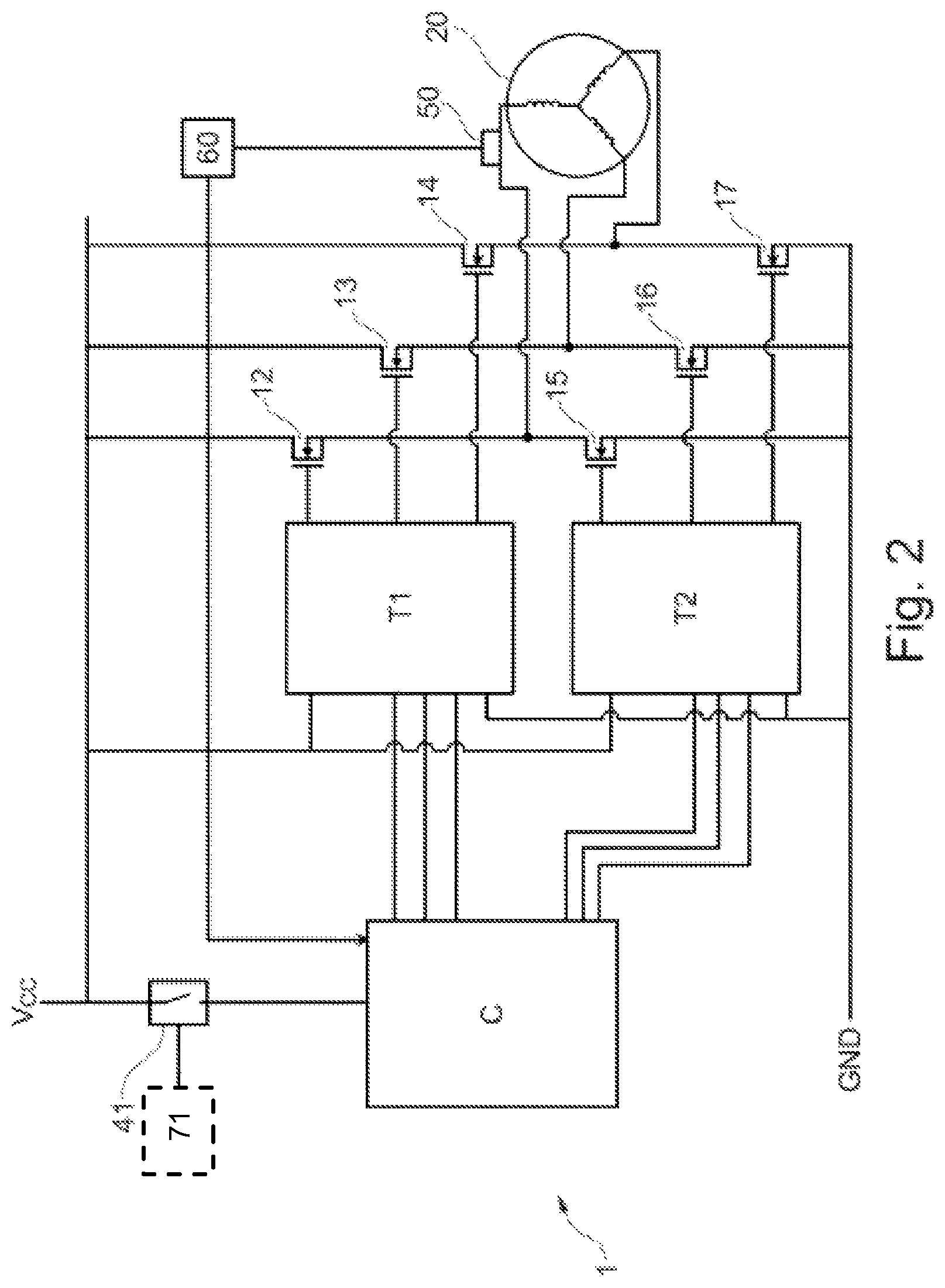 Patent US12348172 Figure 2 – Control unit for controlling a motor